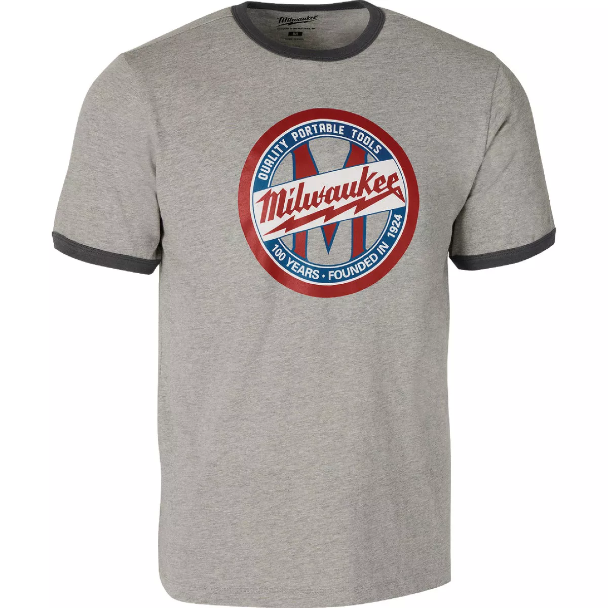 Milwaukee 100th Anniversary Large Gray Work Shirt