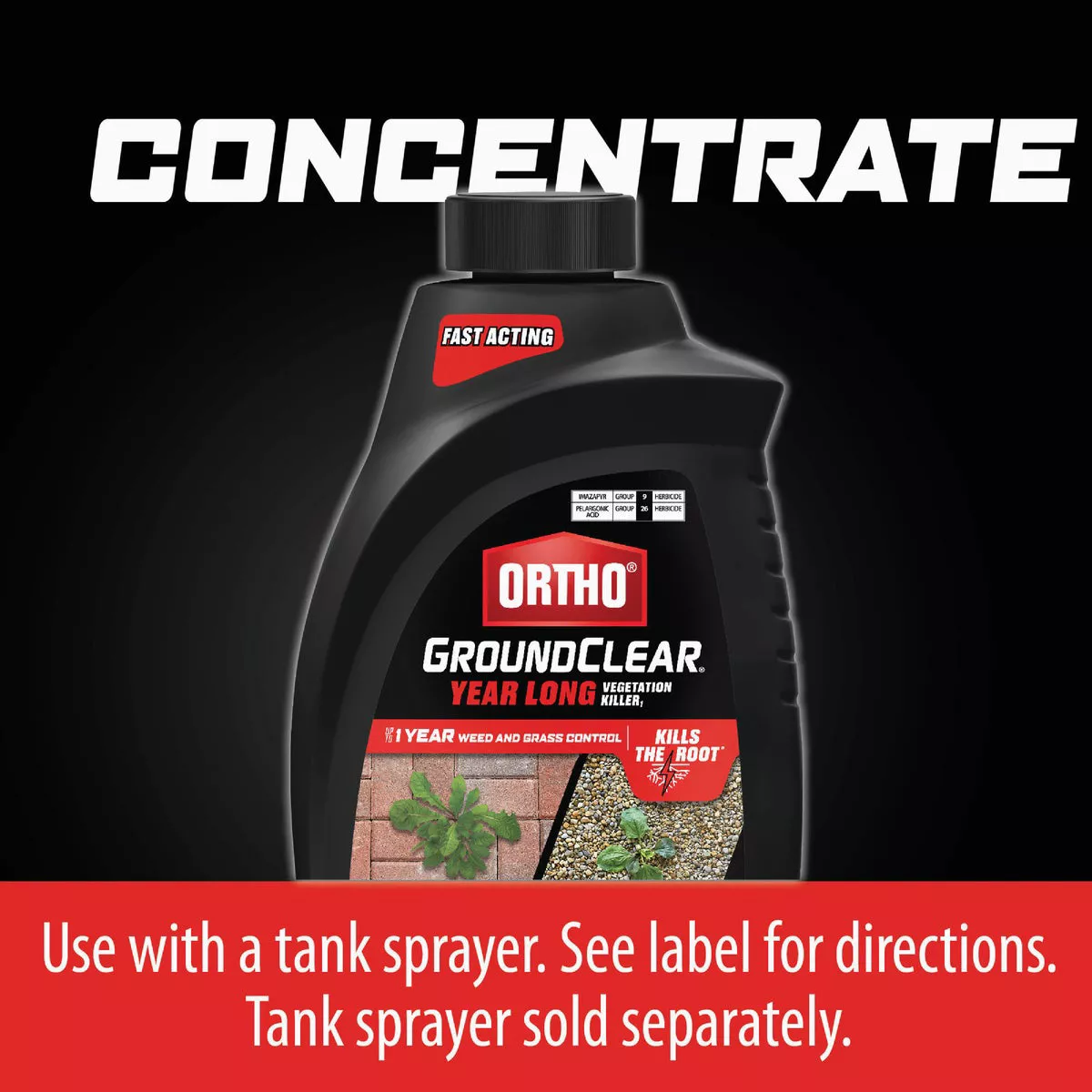 Ortho GroundClear 1 Qt. Fast Acting Year Long Vegetation Killer - photo 4