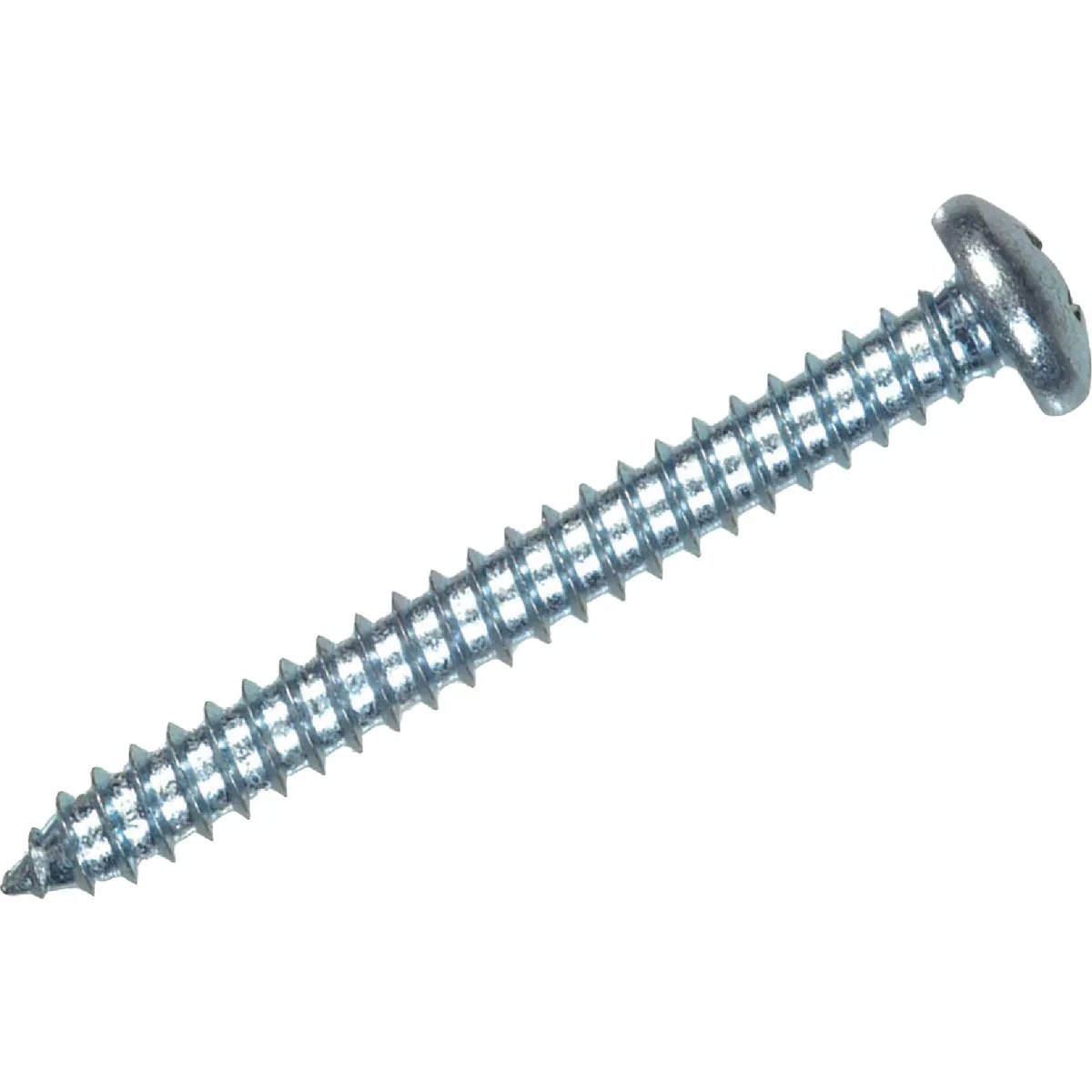 Hillman #14 x 1 In. Phillips Pan Head Zinc Sheet Metal Screw (6 Ct.)