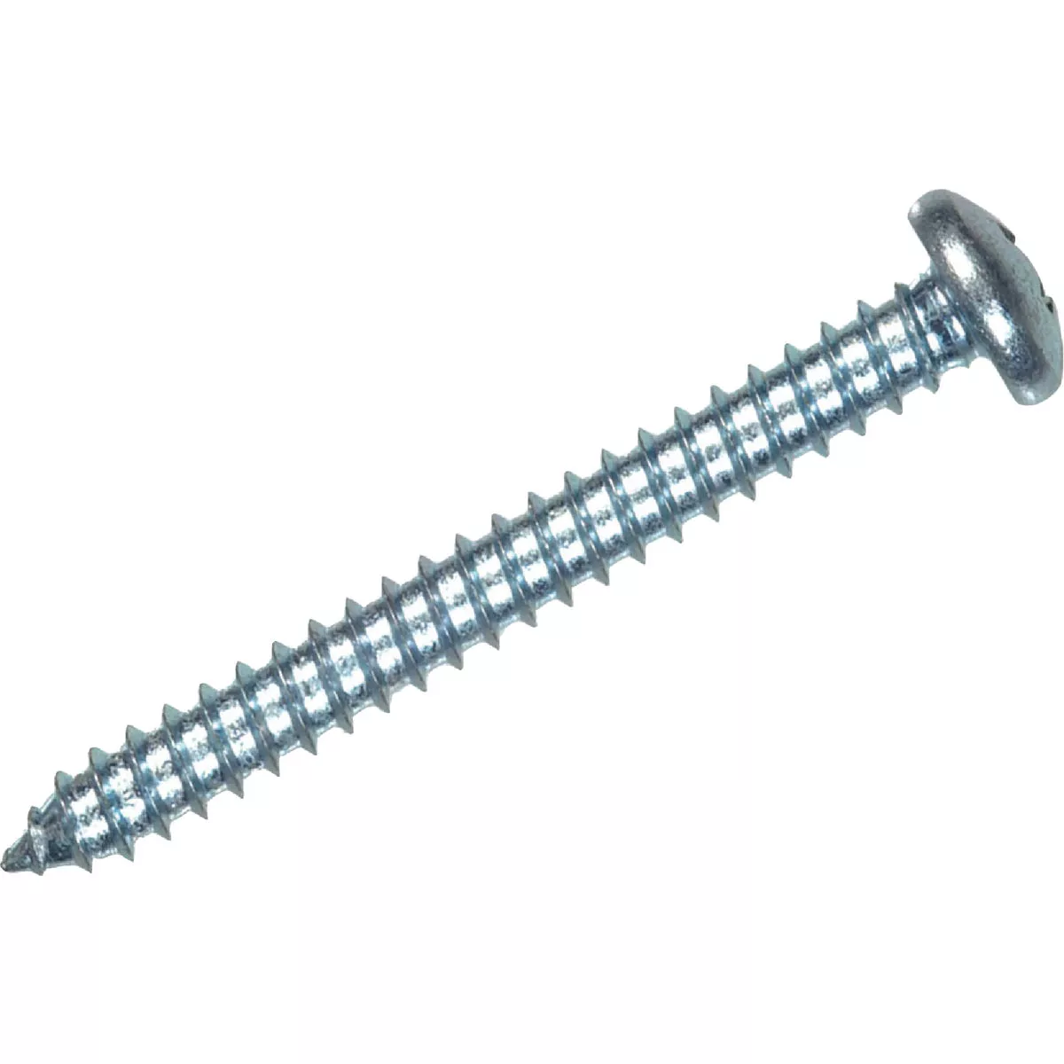 Hillman #14 x 1-1/2 In. Phillips Pan Head Zinc Sheet Metal Screw (4-Count)