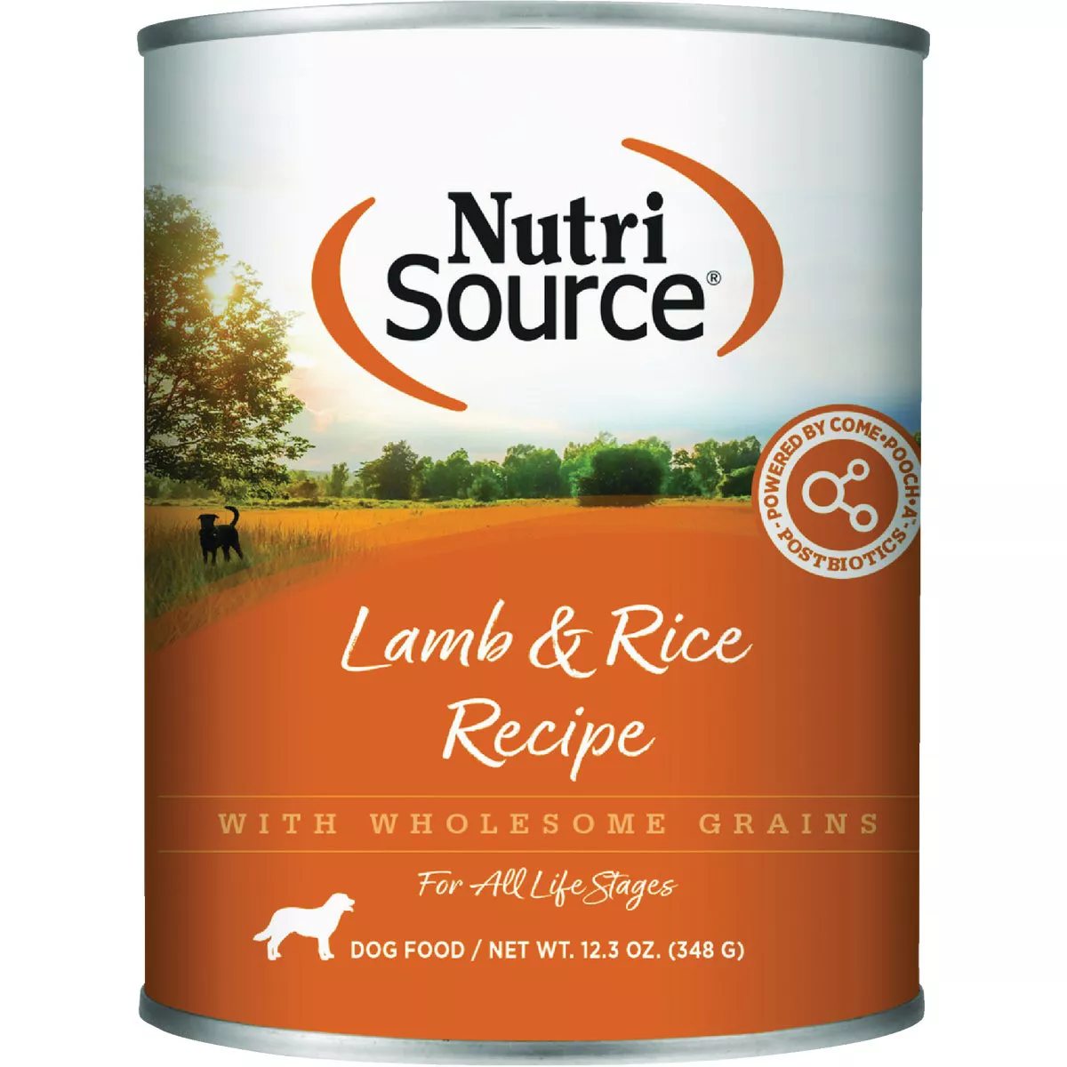 NutriSource 12.3 Oz. Lamb & Rice Formula Wet Dog Food