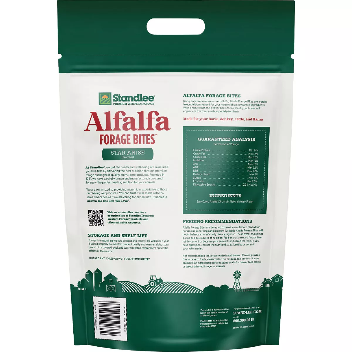 Standlee Premium Western Forage 5 Lb. Star Anise Flavored Alfalfa Forage Bites - photo 2