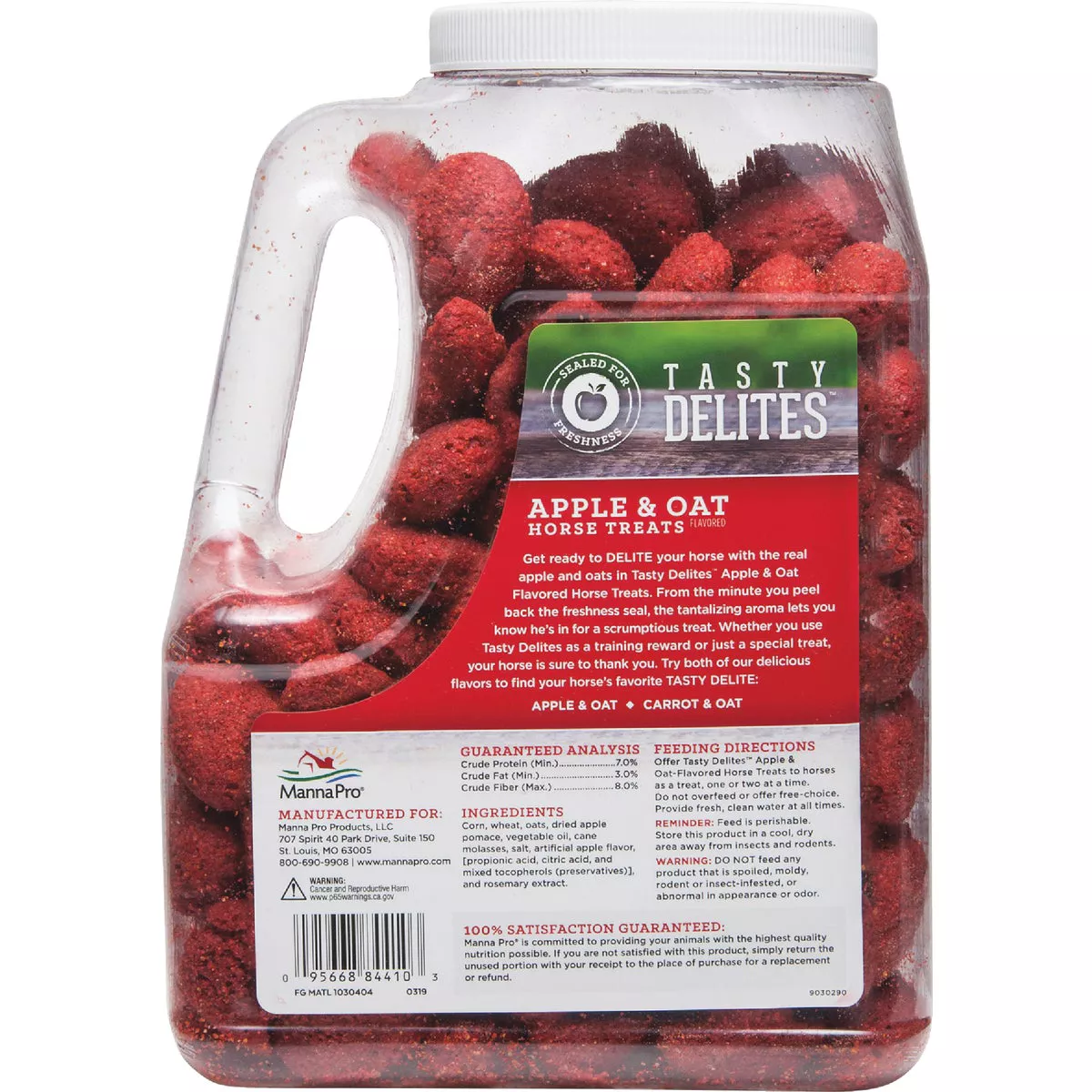 Manna Pro Tasty Delites 4 Lb. Apple Flavored Horse Treat - photo 2