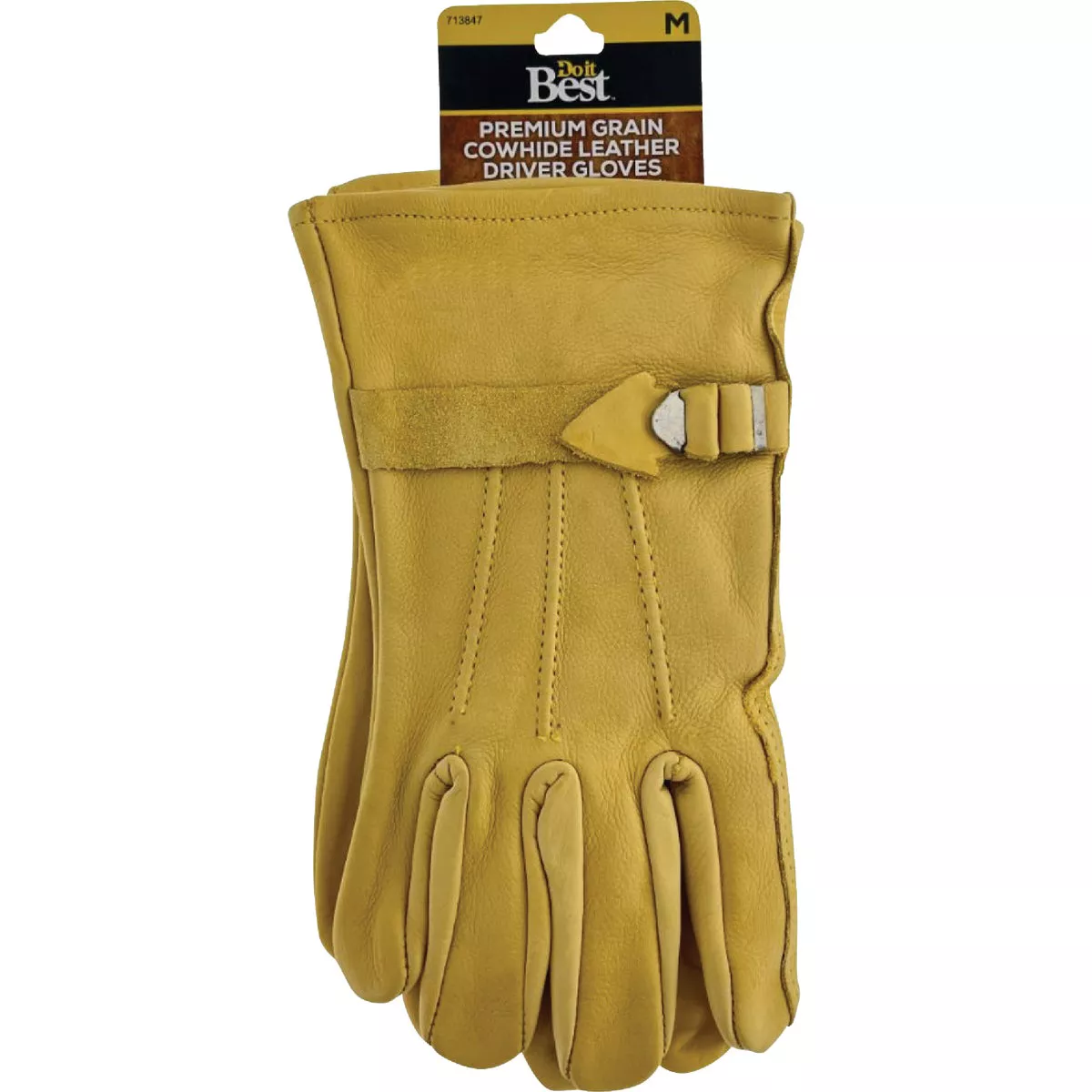 Do it Best Men's Medium Leather Driver Glove
