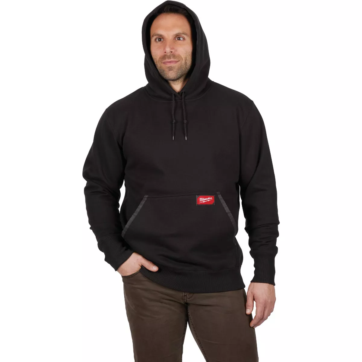 Milwaukee 2XL Black Heavy-Duty Pullover Hooded Sweatshirt - photo 4