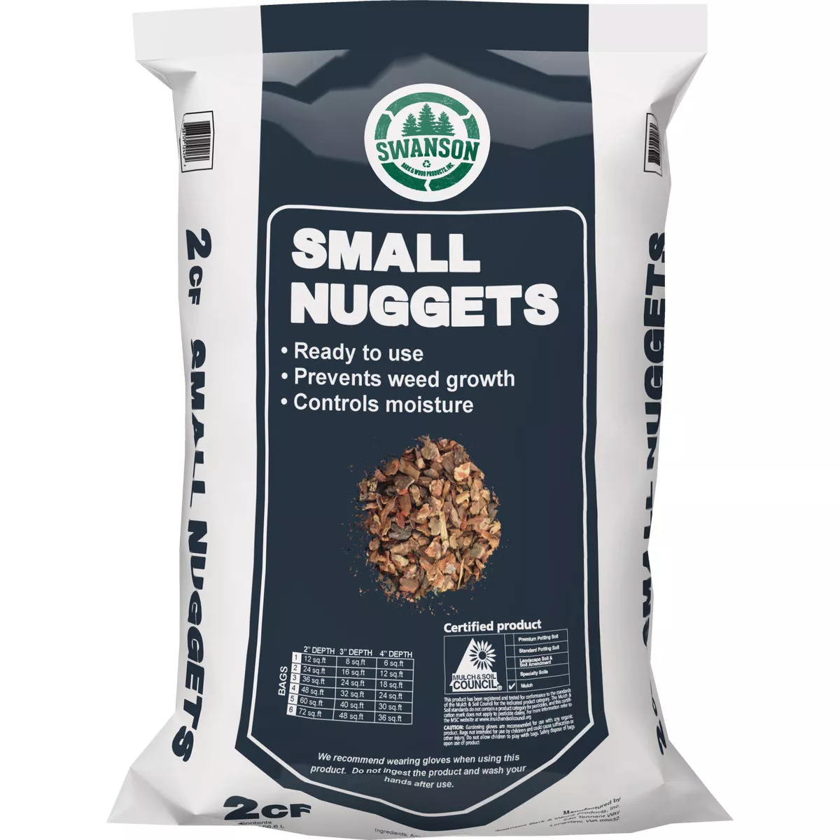 NuLife 2 Cu. Ft. Small Bark Nuggets