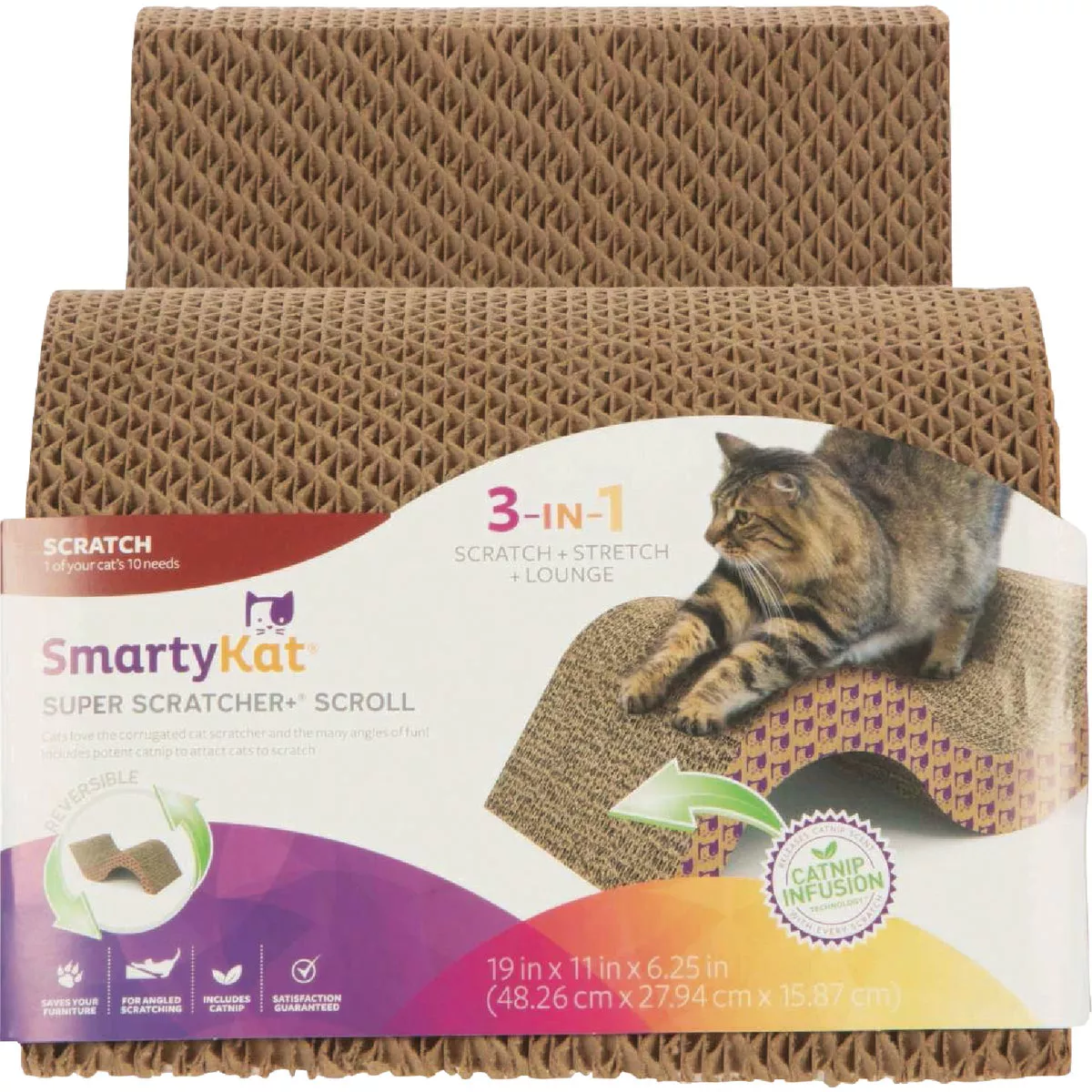 SmartyKat Super Scratcher+ Scroll Cat Scratcher