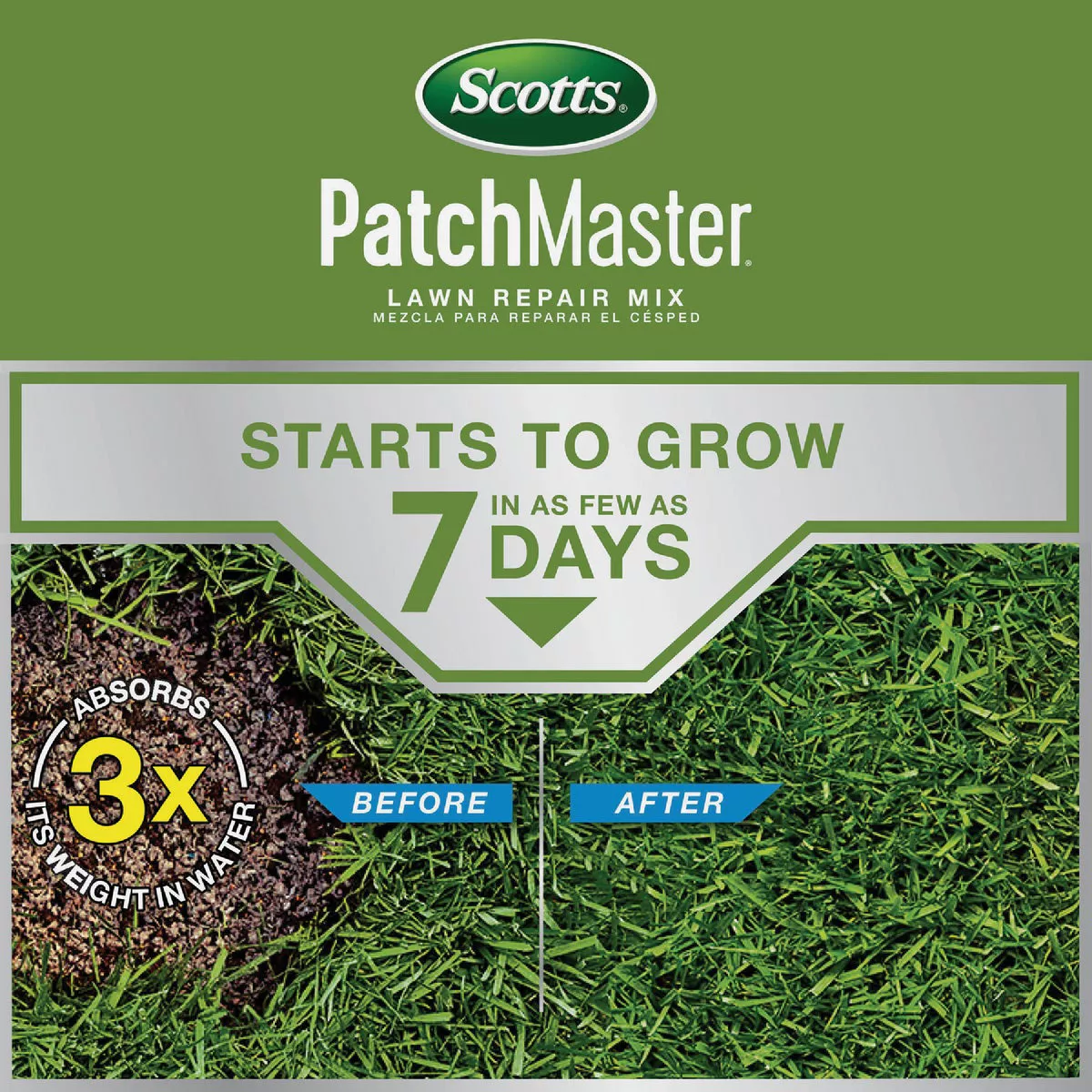 Scotts PatchMaster 4.75 Lb. 115 Sq. Ft. Lawn Repair Mix & Tall Fescue Mix Mulch, Seed and Fertilizer Combination - photo 3