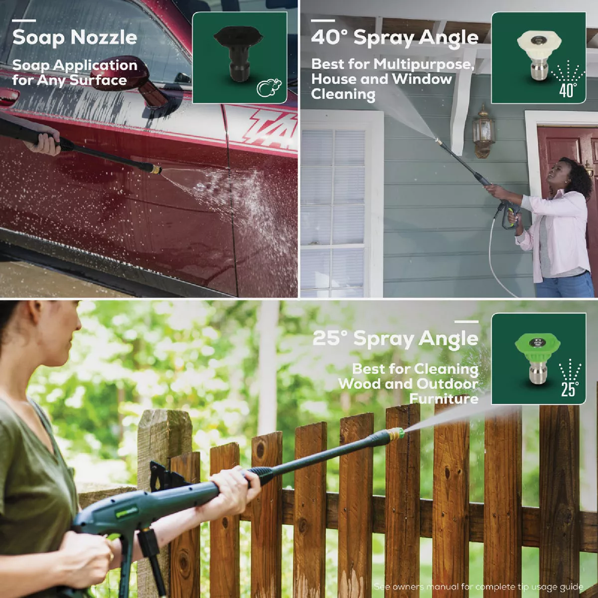 Greenworks 1800 PSI 1.1 GPM Cold Water Corded Electric Pressure Washer - photo 3