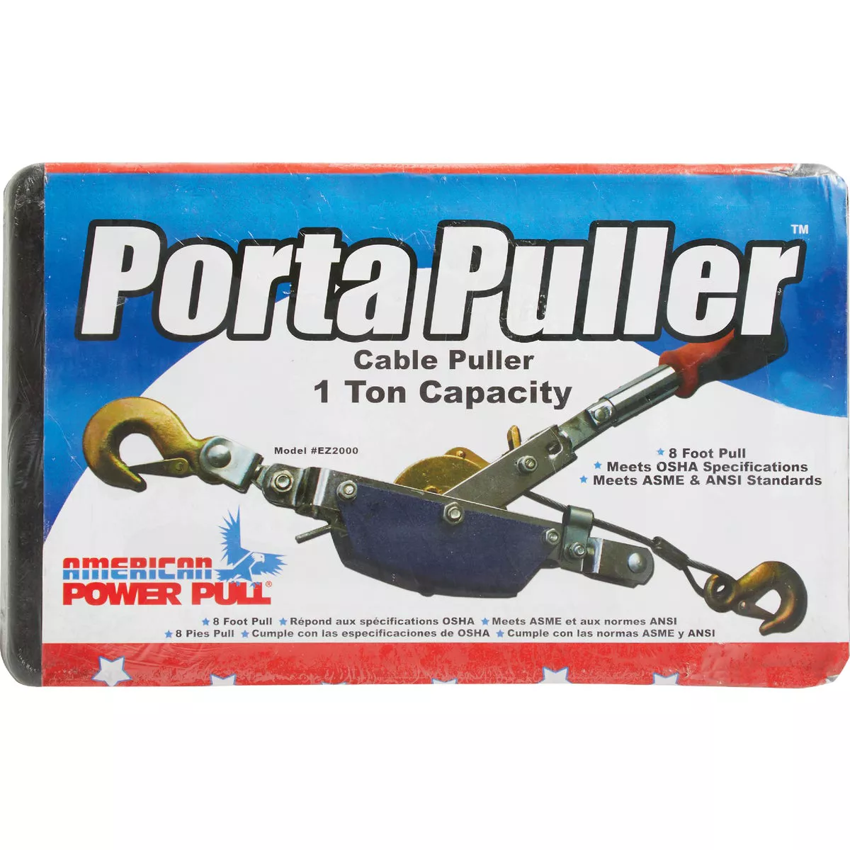 American Power Pull 1/2-Ton to 1-Ton 10 Ft. Cable Puller With Case - photo 2