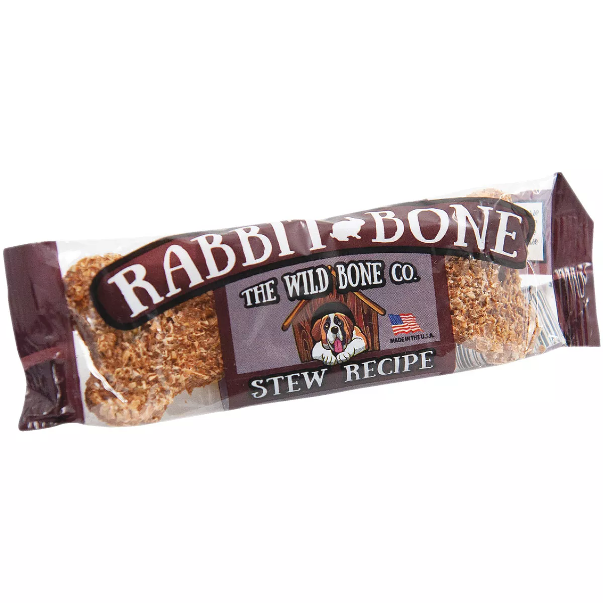 The Wild Bone Company Rabbit Bone Stew Dog Treat, 1 Oz.