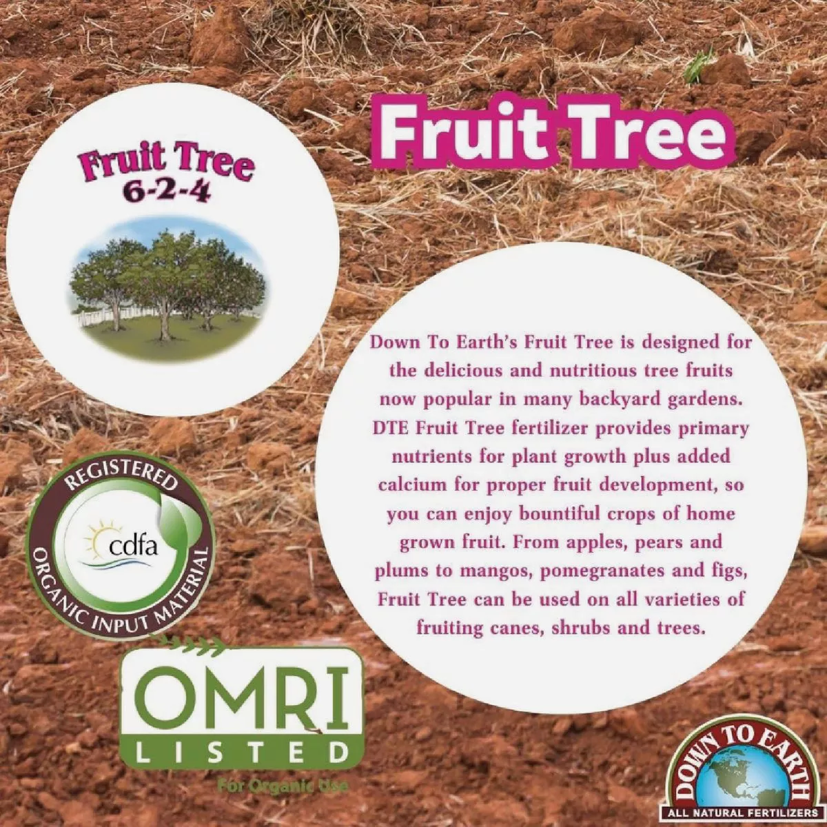 Down To Earth 5 Lb. 6-2-4 Fruit Tree Mix - photo 7