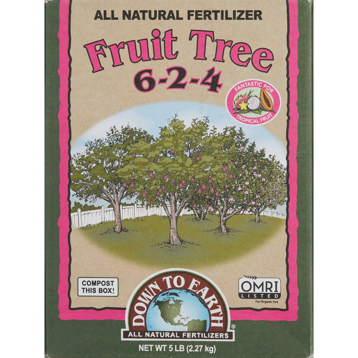 Down To Earth 5 Lb. 6-2-4 Fruit Tree Mix - photo 2