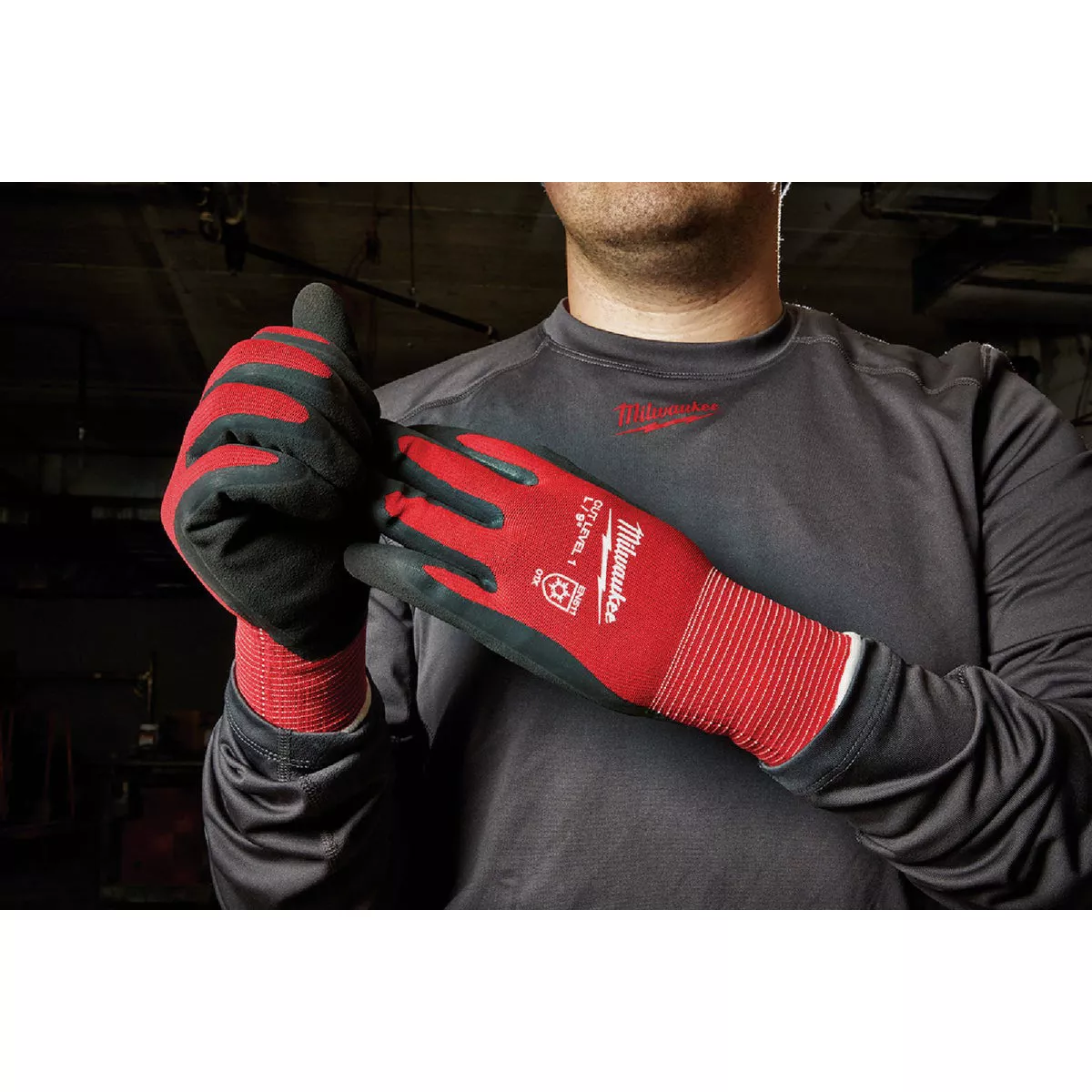 Milwaukee Unisex Medium Latex Coated Cut Level 1 Insulated Work Glove - photo 4