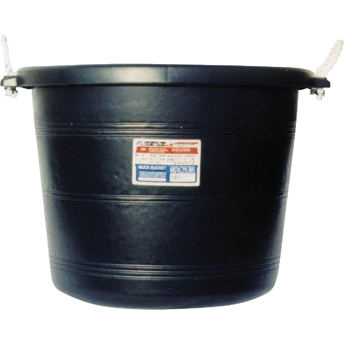 Tuff Stuff 70 Qt. Black Muck Bucket Do it Best