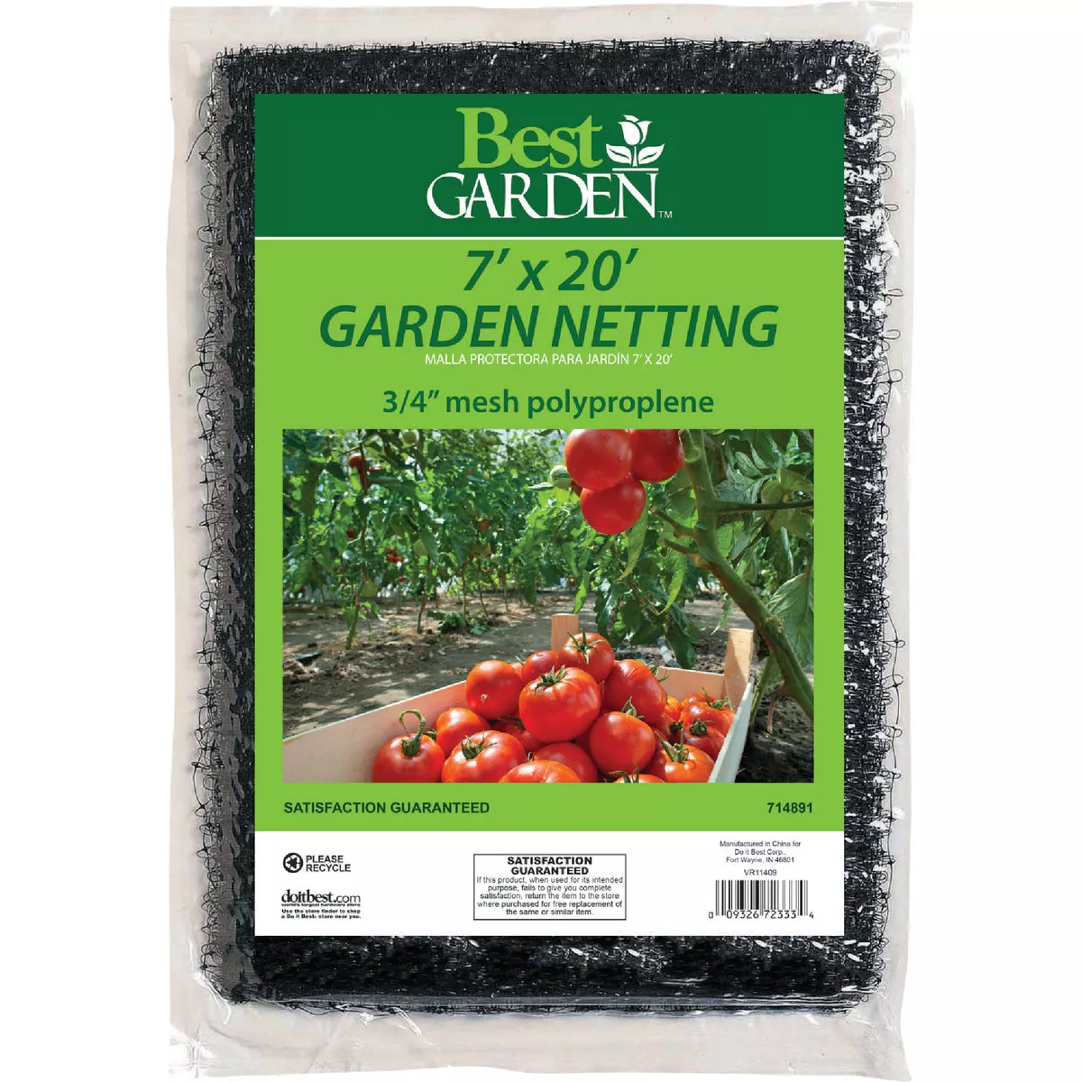 Best Garden 3/4 In. Mesh 7 Ft. x 20 Ft. Protective Garden Netting