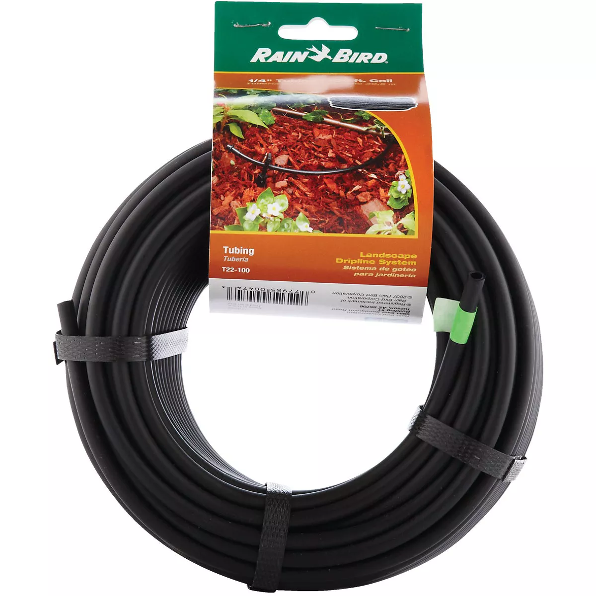 Rain Bird 1/4 In. X 100 Ft. Black Plastic Blank Drip Tubing - photo 2