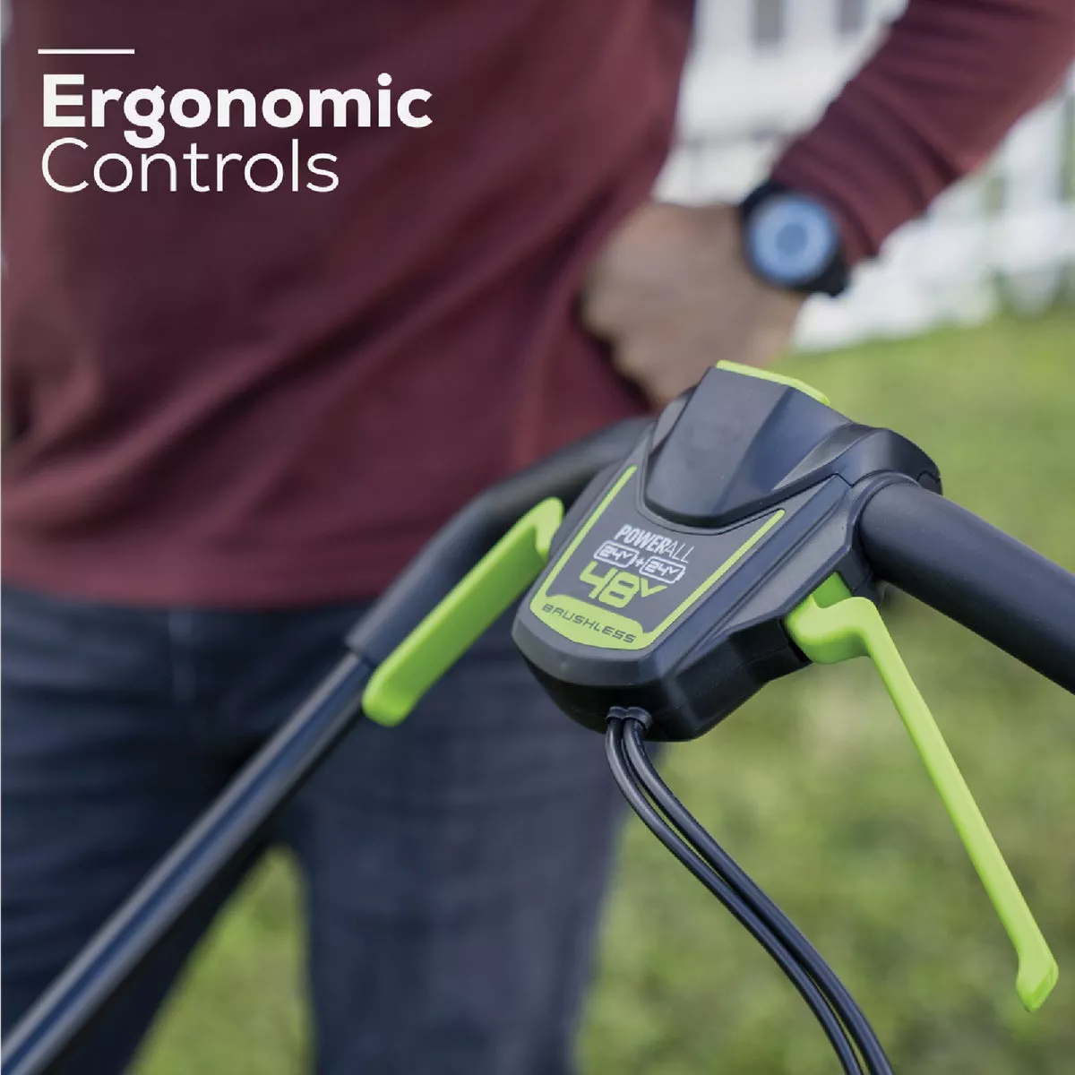 Greenworks 24V (2 x 24V) 20 In. Brushless Push Lawn Mower with (2) 4.0 Ah USB Batteries & Dual-Port Charger - photo 8
