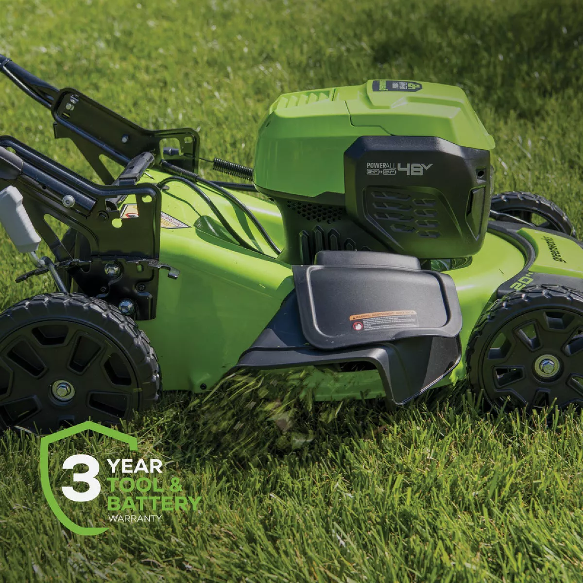 Greenworks 24V (2 x 24V) 20 In. Brushless Push Lawn Mower with (2) 4.0 Ah USB Batteries & Dual-Port Charger - photo 9