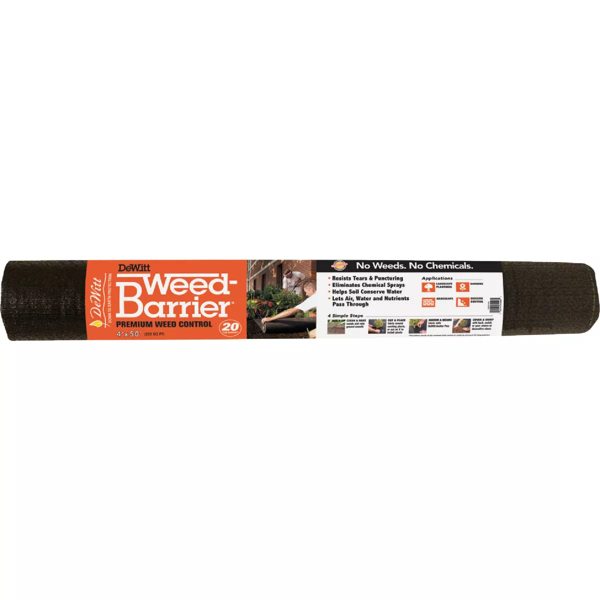 DeWitt Weed Barrier 3 Ft. W. 100 Ft. L. Polyester 20-Year Premium Weed Control Landscape Fabric