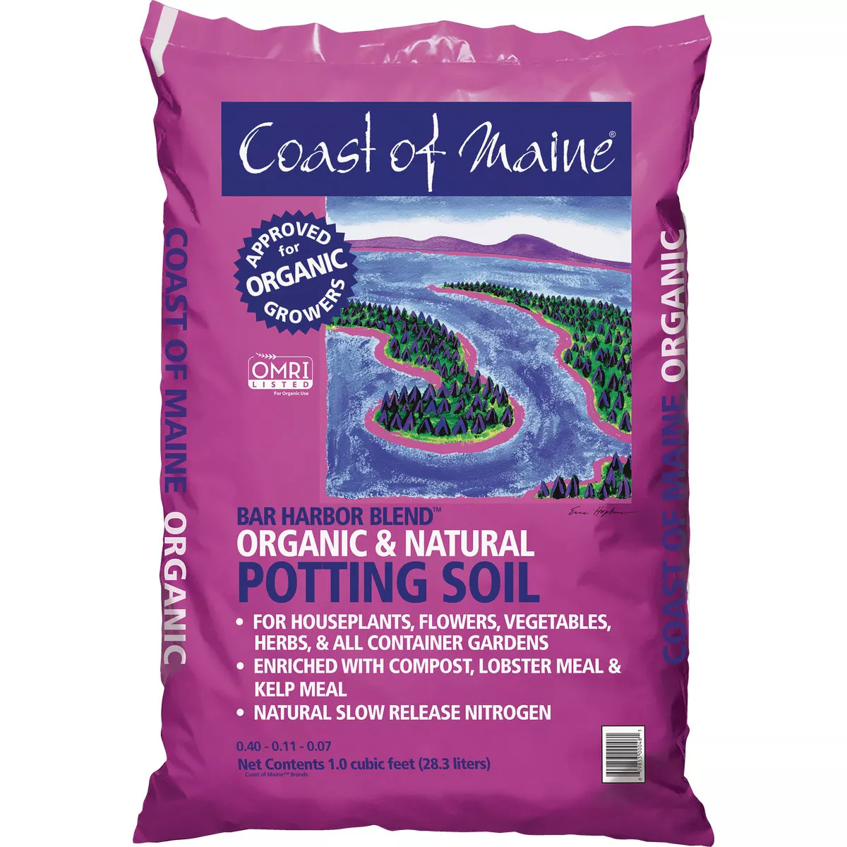 Coast of Maine Bar Harbor Blend 1 Cu. Ft. Organic Potting Soil