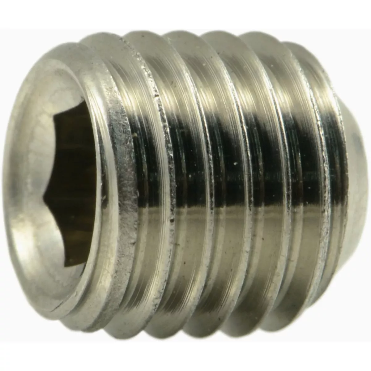 Midwest Fastener 5/16 In.-24 x 5/16 In. 18-8 Stainless Steel Fine Thread Hex Socket Headless Set Screws (12 Ct.)