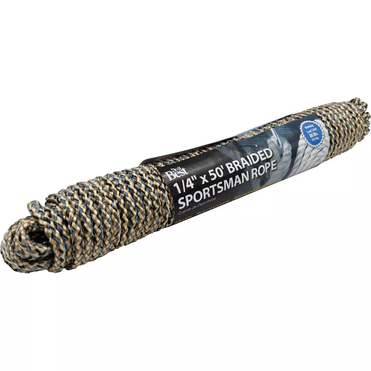 Do it Best 1/4 In. x 50 Ft. Camouflage Braided Sportsman Polypropylene Packaged Rope - photo 2