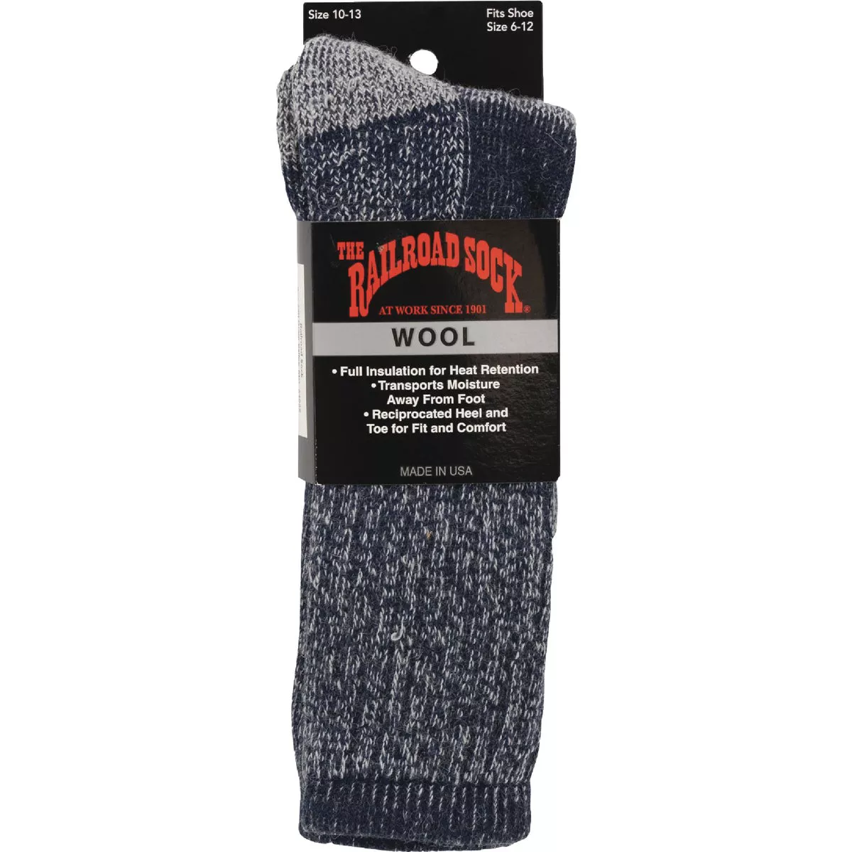 Railroad Sock Men's Navy Merino Wool Sock - photo 2
