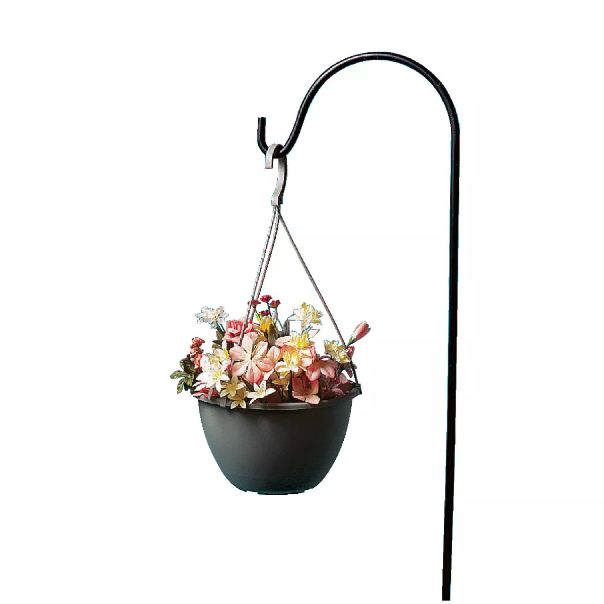 Best Garden 64 In. Black Wrought Iron Shepherd Hook - photo 3