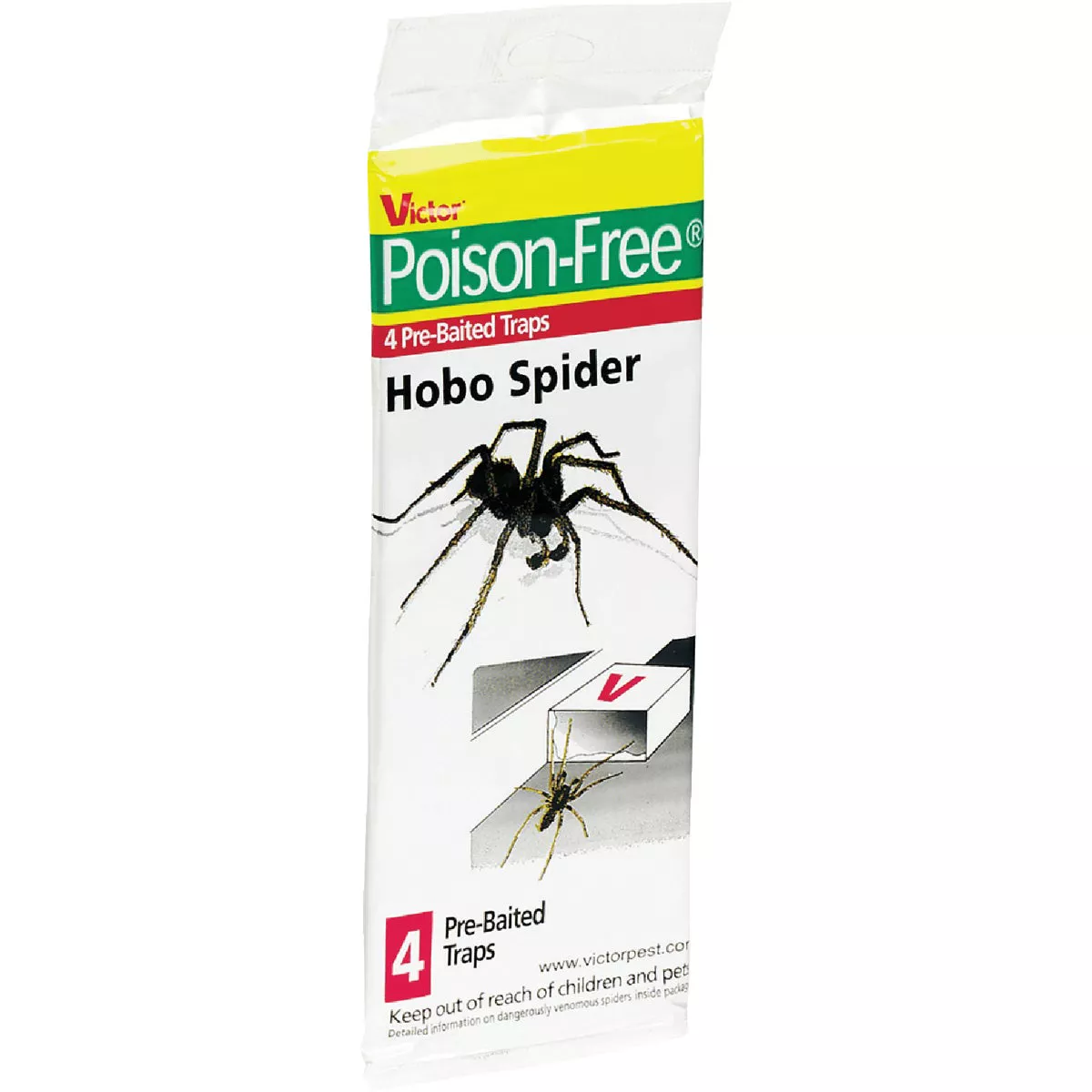 Victor Indoor Glue Hobo Spider Trap (4-Pack)