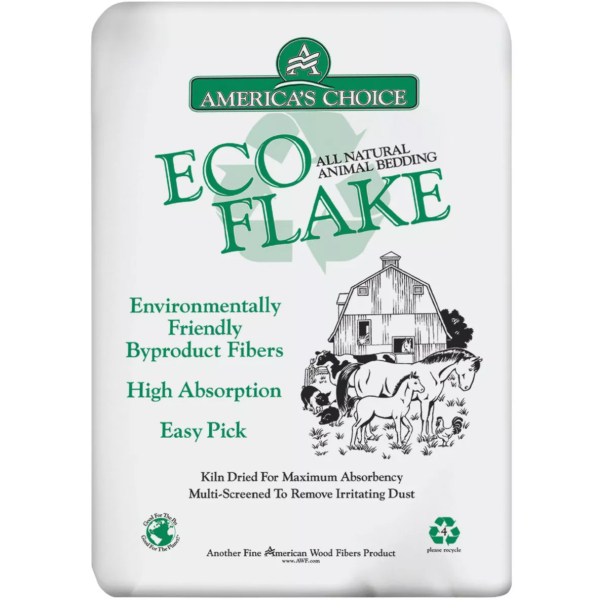 America's Choice 5.5 Cu. Ft. Pine Eco Mini Flake Animal Bedding Stall Shavings