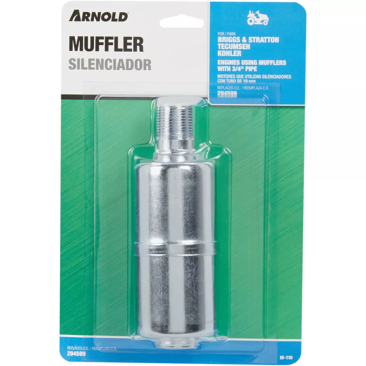 Arnold 6-1/2 In. 4 to 8 HP Muffler - photo 2