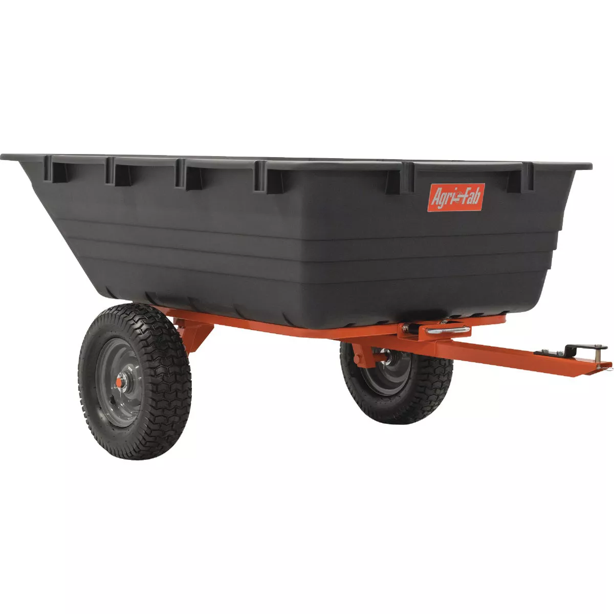 Agri-Fab 18 Cu ft. 1,000 Lb. Poly Swivel Steel Tow-Behind Dump Cart