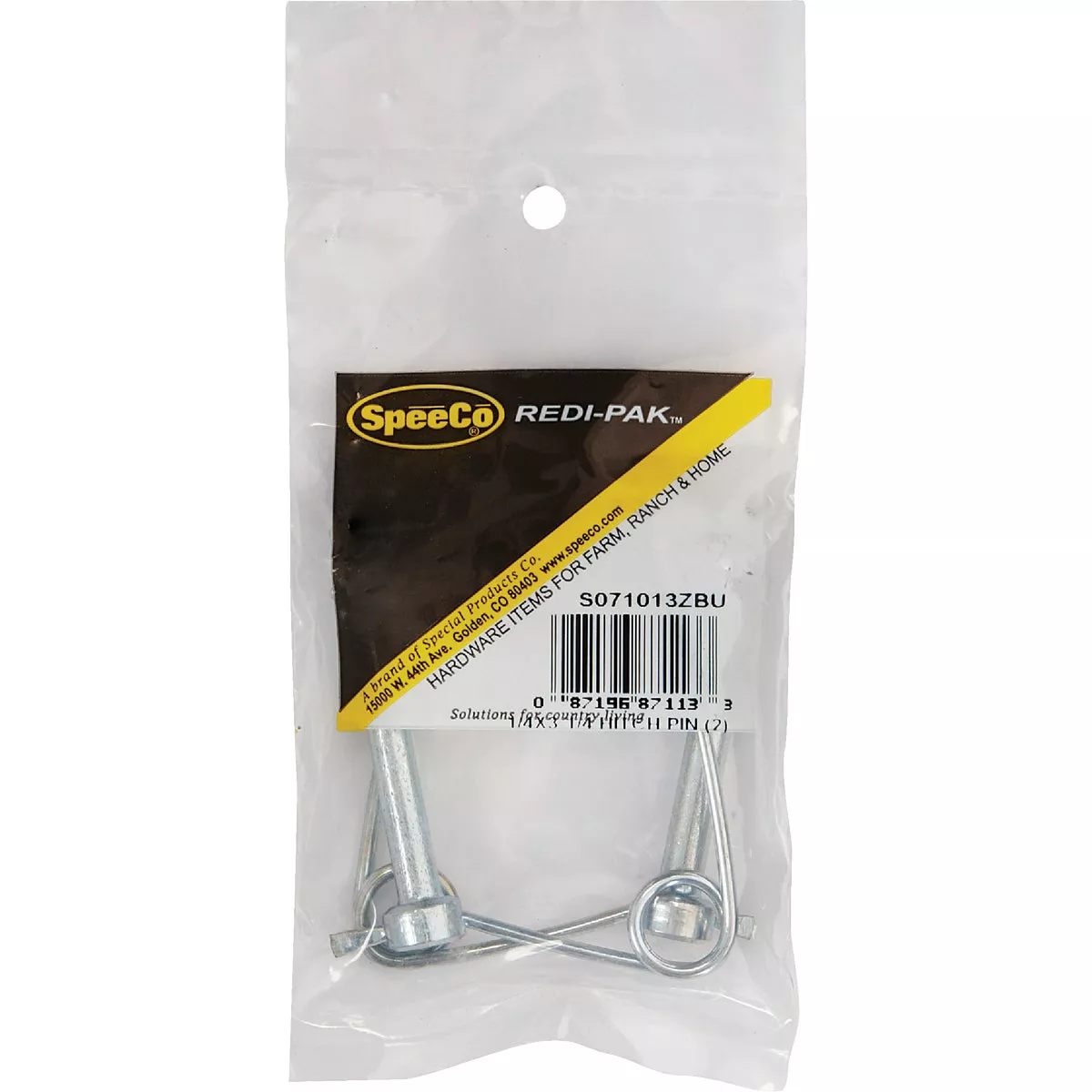 Speeco 1/4 In. x 1-3/4 In. Draw Bar Hitch Pin - photo 2