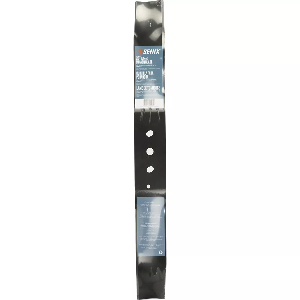 Senix 20 In. Mower Blade For LSPG-L2 & LSPG-L3 Gas Powered Lawn Mowers