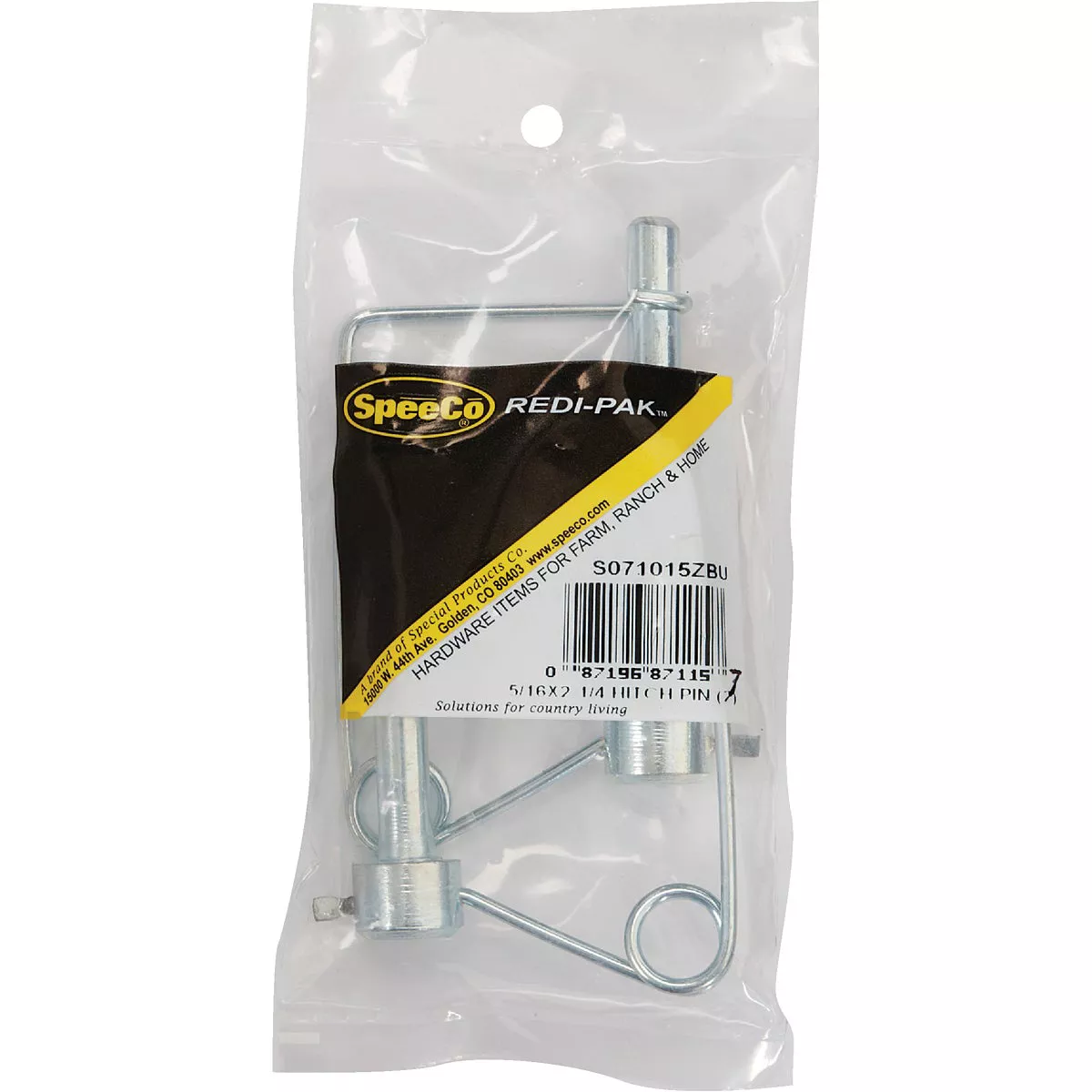 Speeco 5/16 In. x 2-1/4 In. Draw Bar Hitch Pin - photo 2