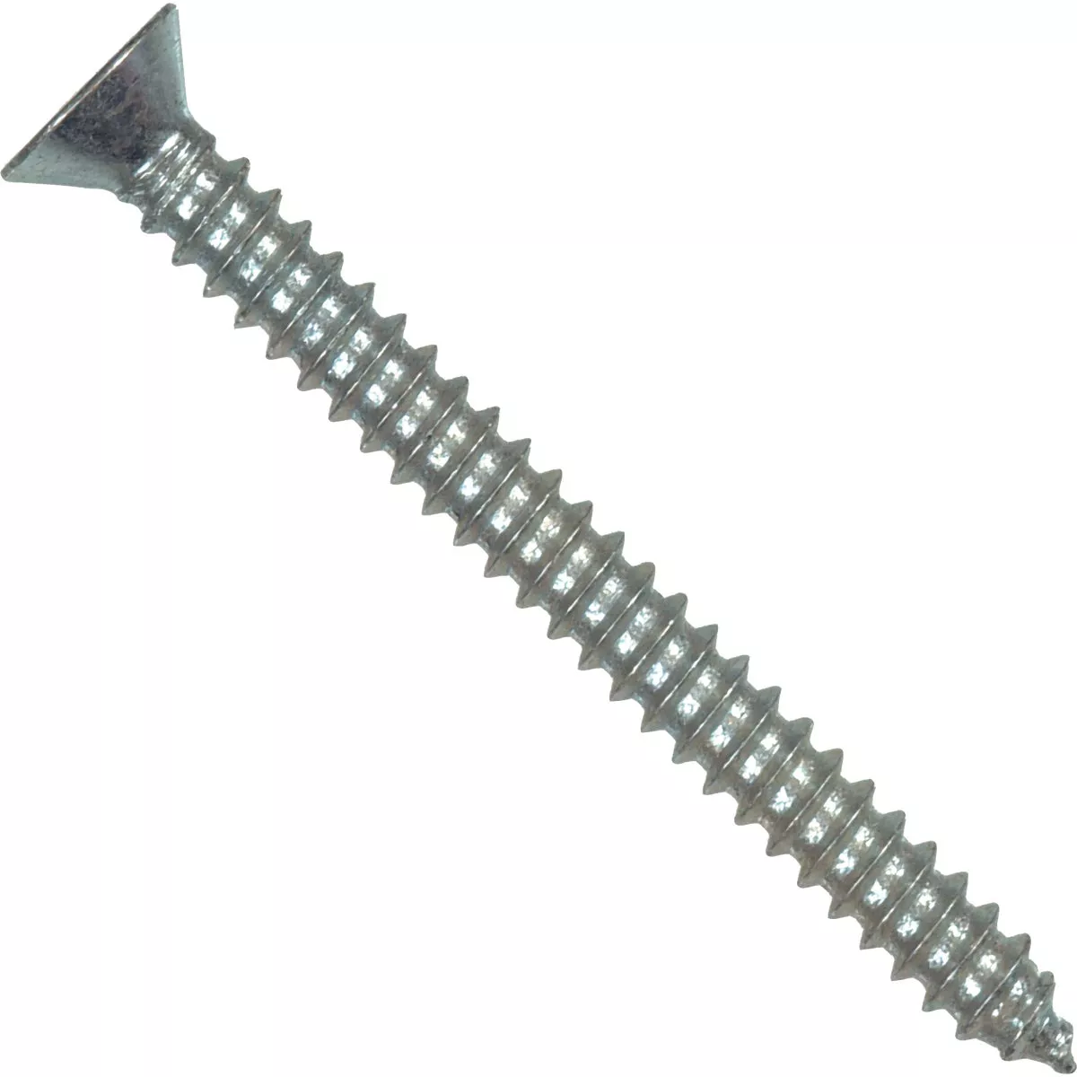 Hillman #12 x 1-1/2 In. Phillips Flat Head Zinc Sheet Metal Screw (100 Ct.)