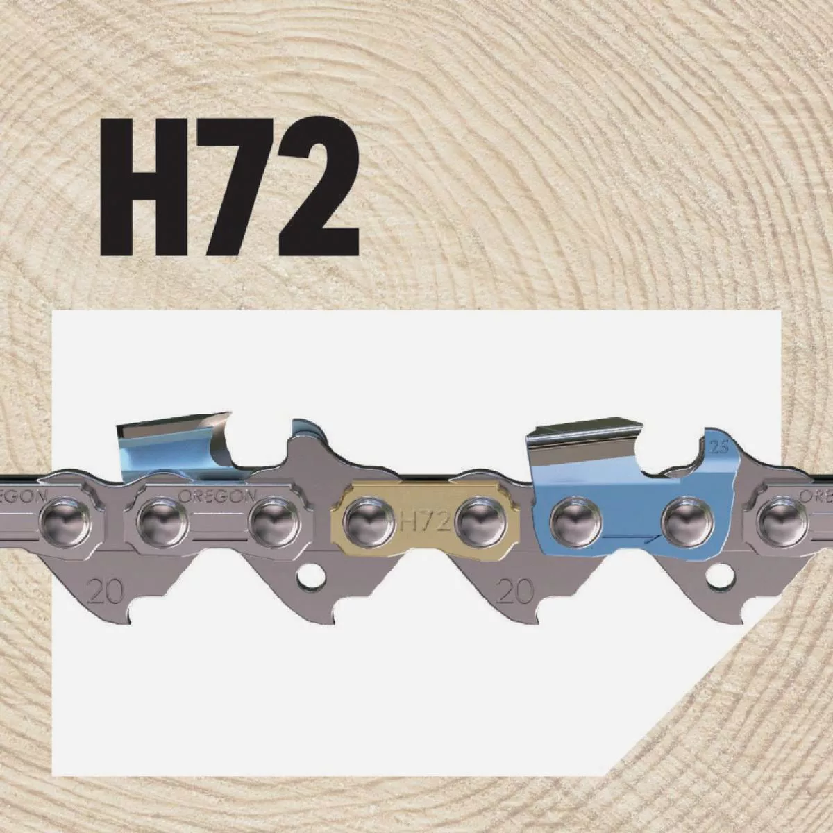 Oregon H72 ControlCut Saw Chain for 18 in. Bar - 72 Drive Links - fits Echo, Craftsman, Homelite, Poulan, Husqvarna, Makita and others - photo 7