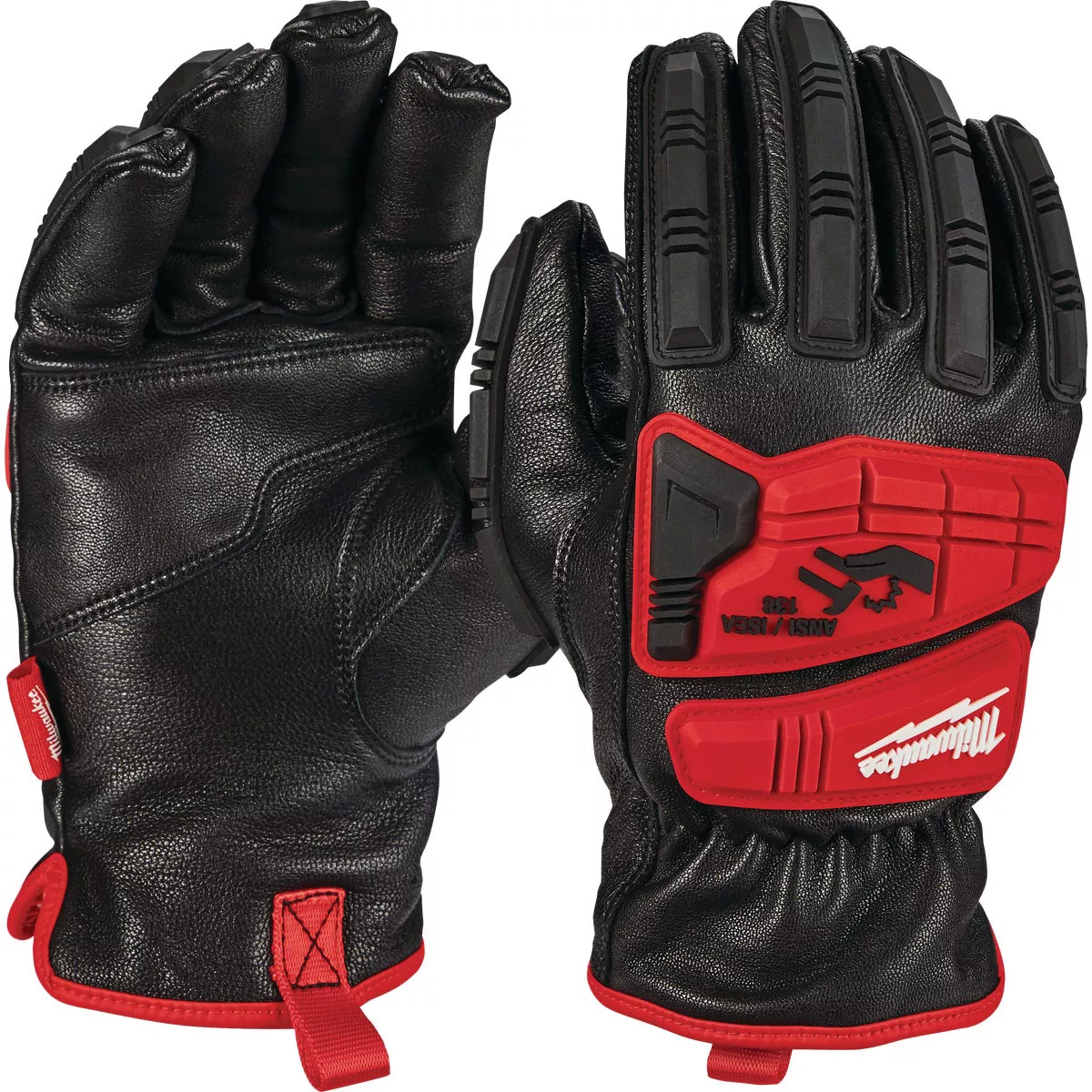 Milwaukee Impact Cut Level 5 Unisex Large Goatskin Leather Work Gloves - photo 3