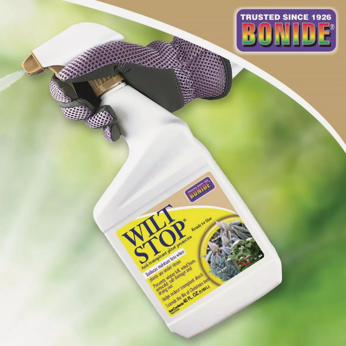 BONIDE Wilt Stop 40 Oz. Ready To Use Trigger Spray Plant Protector - photo 3