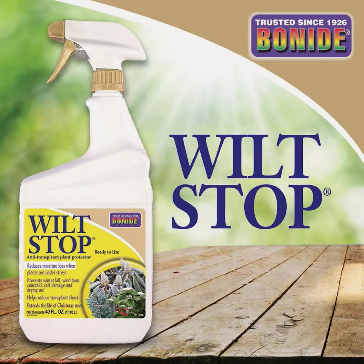 BONIDE Wilt Stop 40 Oz. Ready To Use Trigger Spray Plant Protector - photo 4