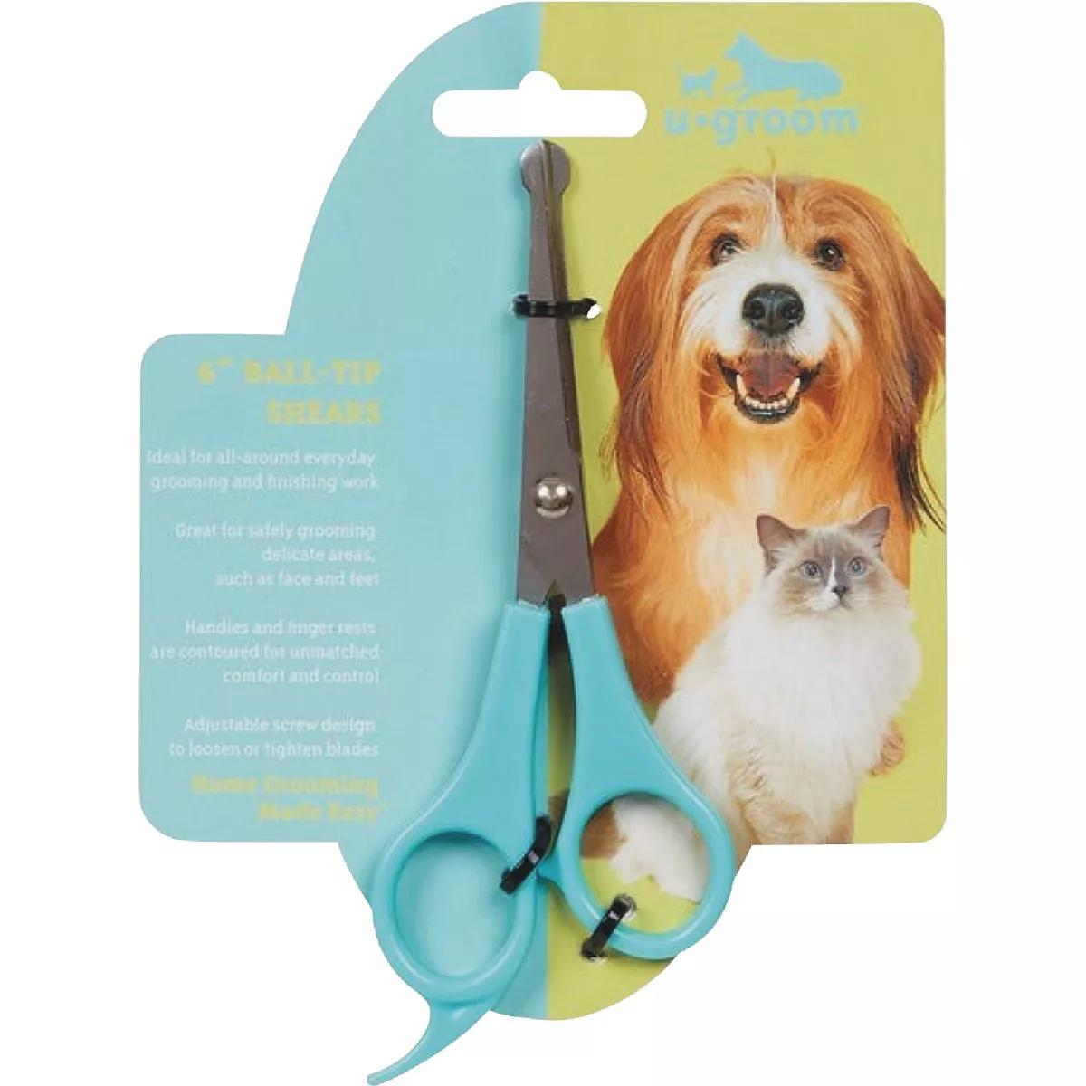 U-groom 6 In. Ball-Tip Pet Grooming Shears - photo 2