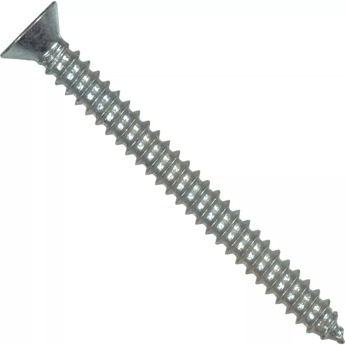 Hillman #6 x 1/2 In. Phillips Flat Head Zinc Sheet Metal Screw (100-Count)