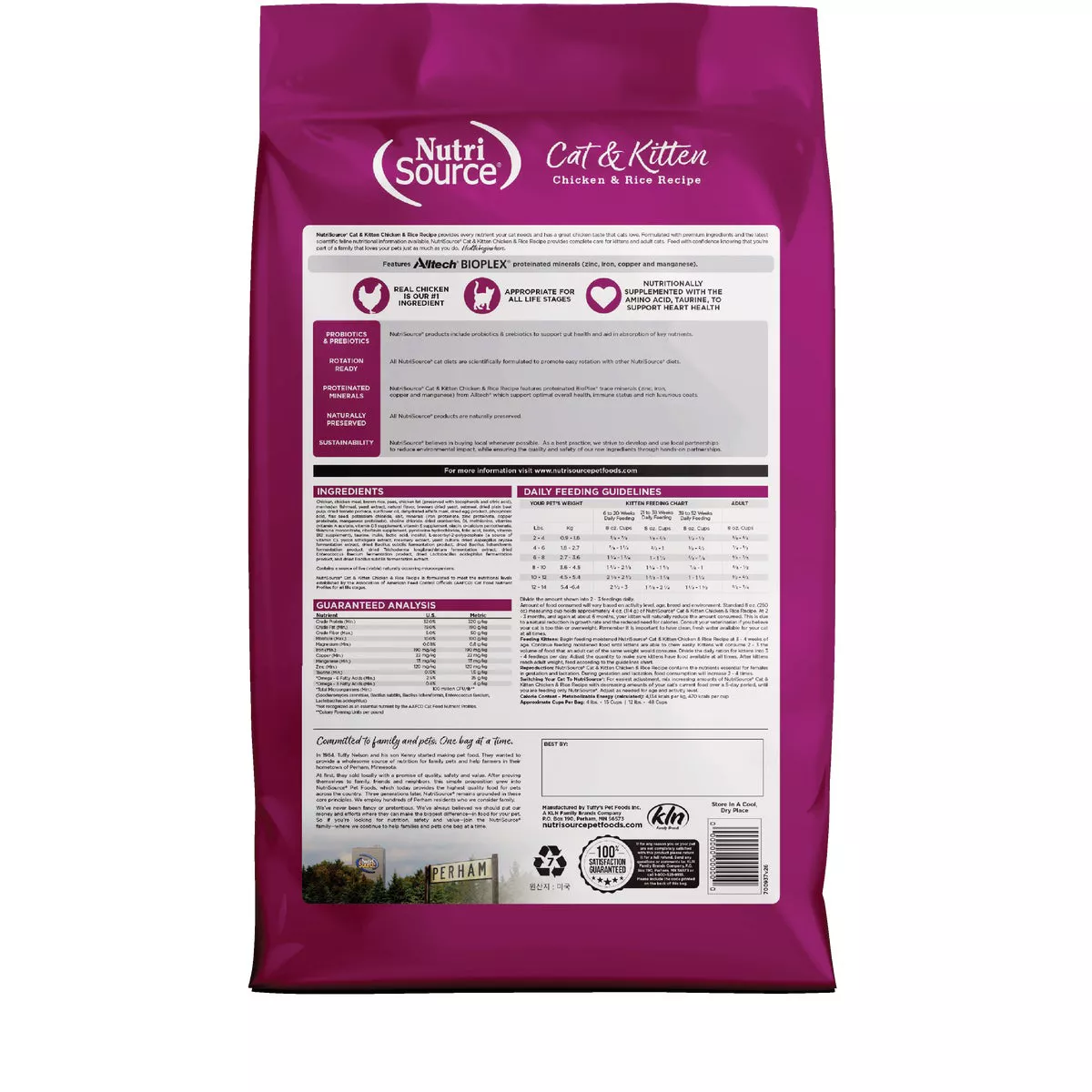 NutriSource 4 Lb. Chicken & Rice Dry Cat & Kitten Food - photo 7