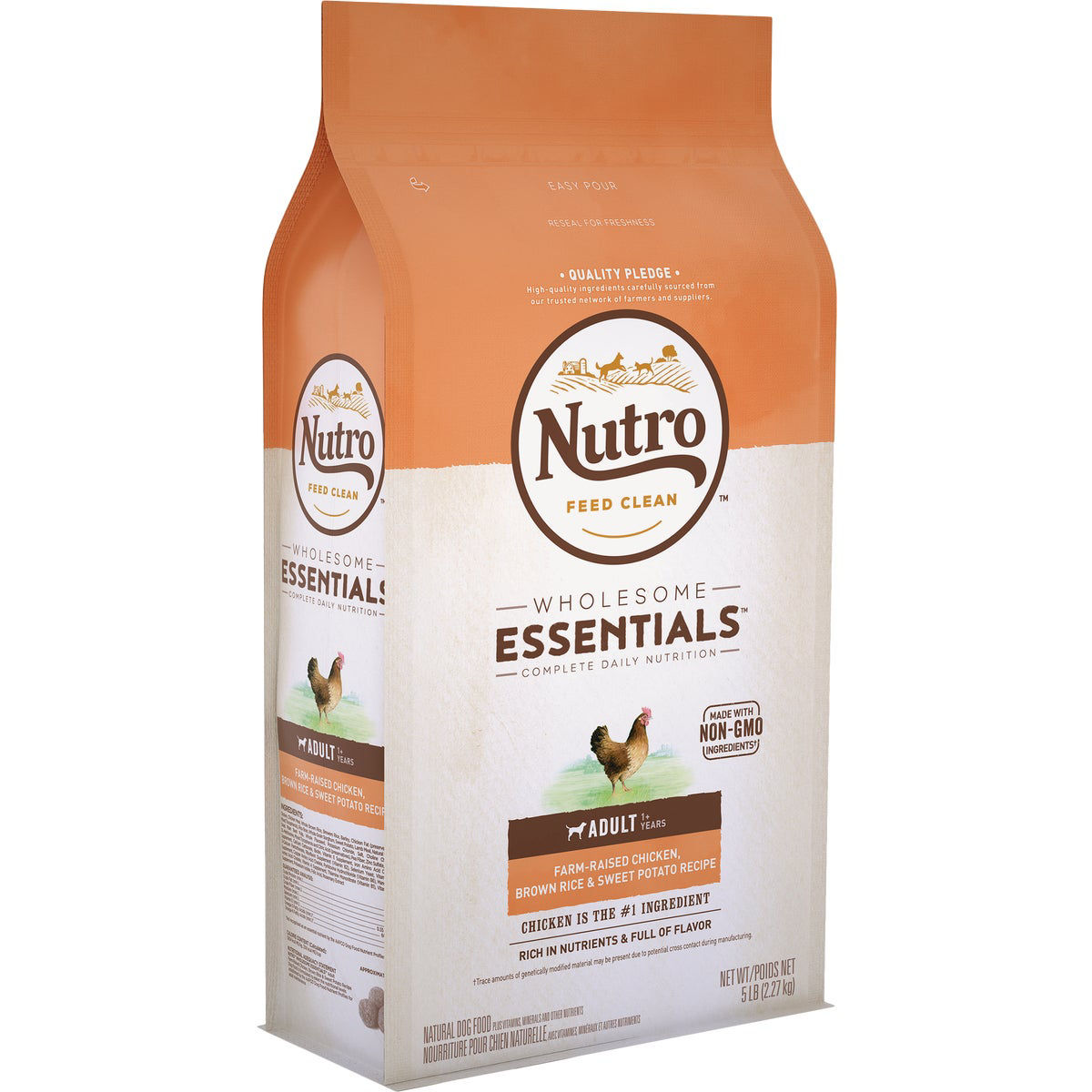 Nutro Wholesome Essentials 5 Lb. Chicken Brown Rice Sweet Potato Adult Dry Dog Food Do it Best