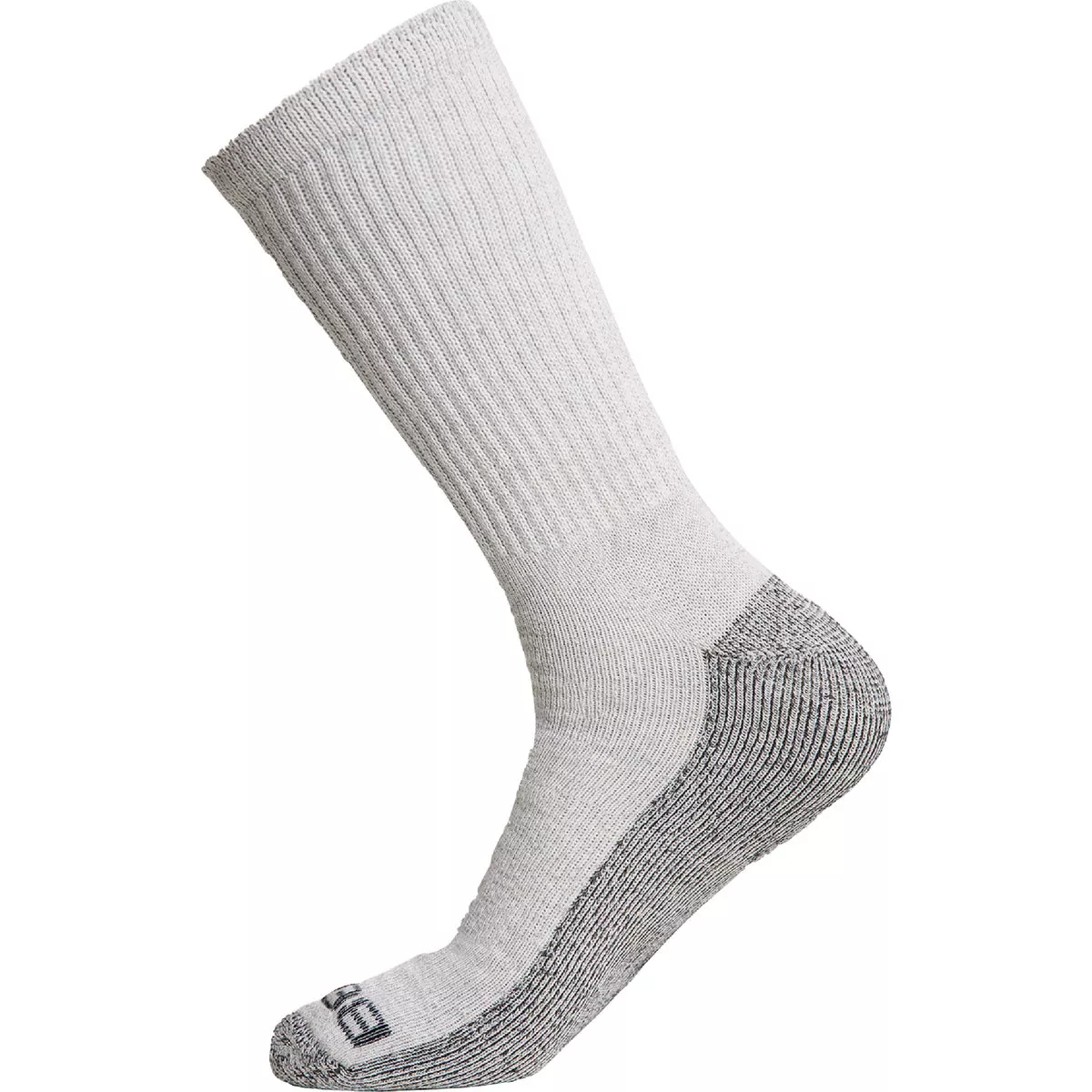 Berne Men's 12 to 15 Gray Everyday Work Crew Socks (3-Pack)