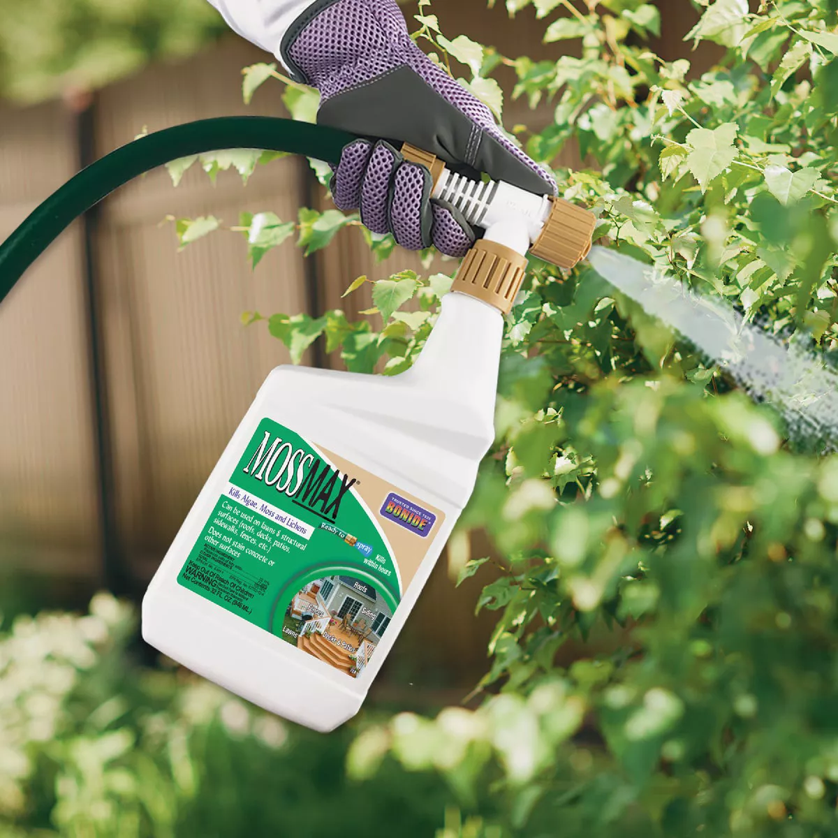 Bonide MossMax, 32 Oz. Ready To Spray Hose End Algae, Moss, & Lichen Control - photo 3