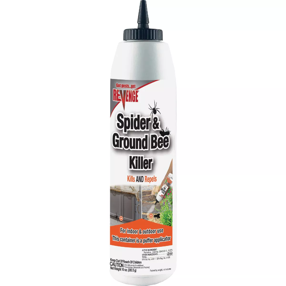 REVENGE 10 Oz. Ready To Use Powder Ground Bee & Spider Killer