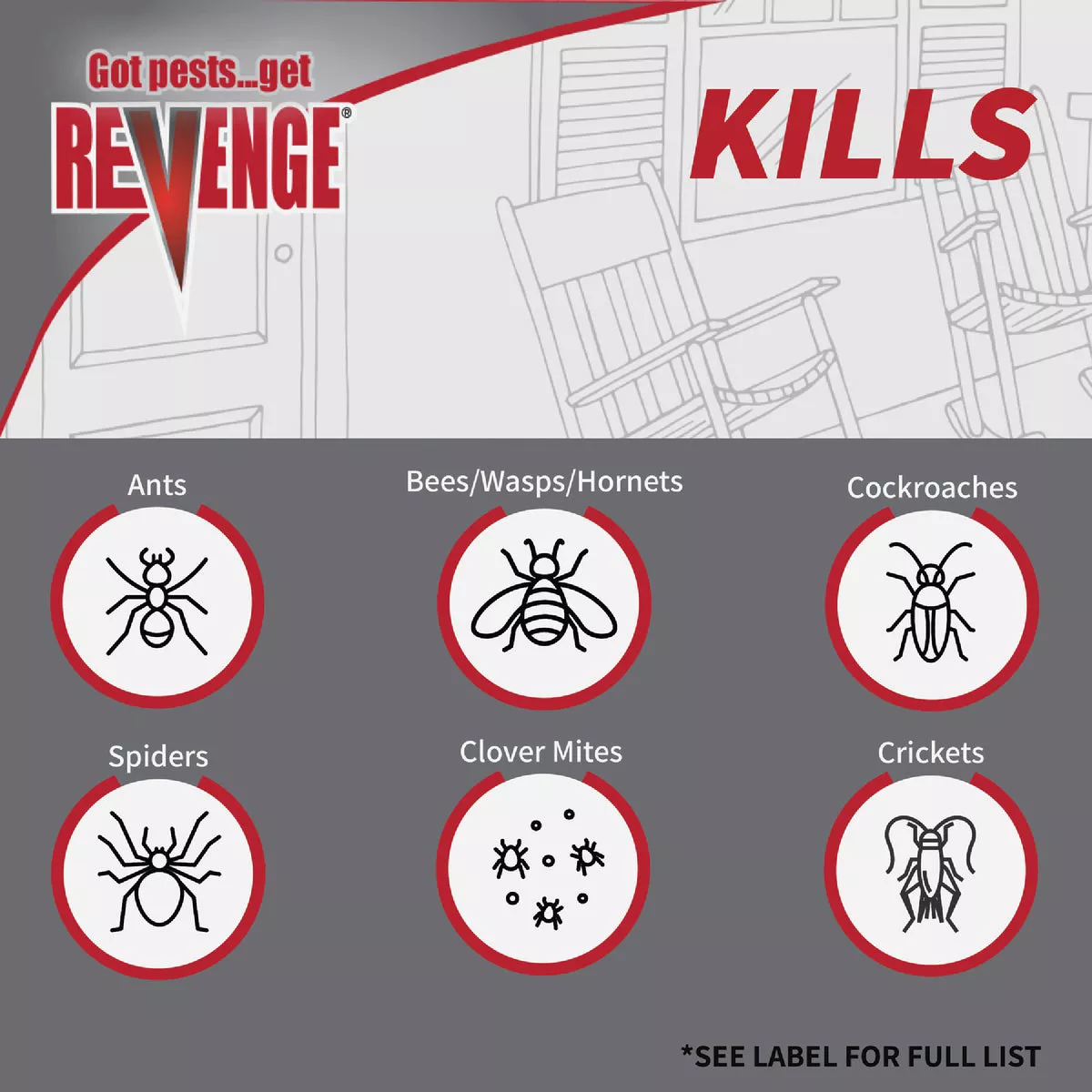 REVENGE 10 Oz. Ready To Use Powder Ground Bee & Spider Killer - photo 3