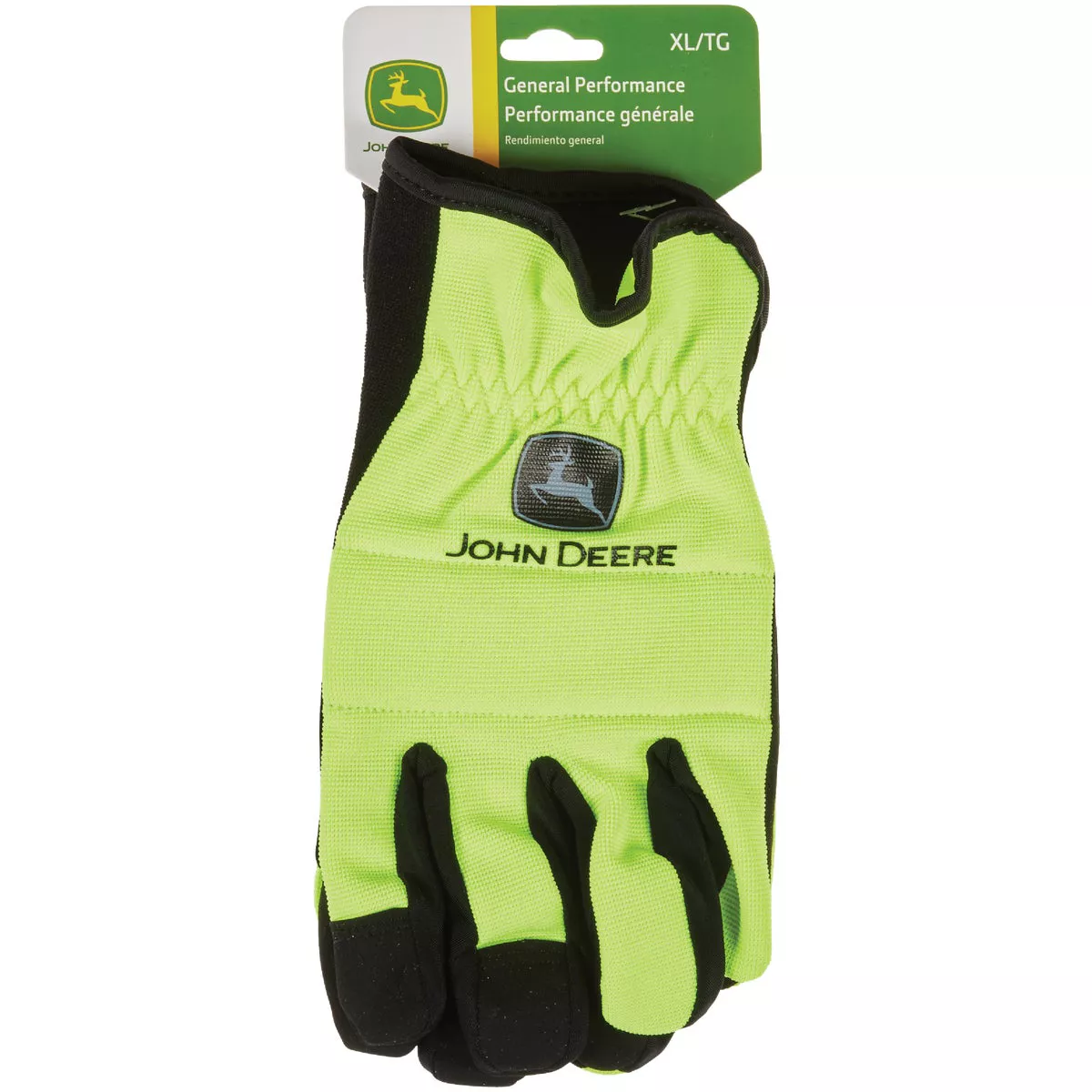 John Deere Men's XL Synthetic Leather Hi-Vis Work Glove - photo 2